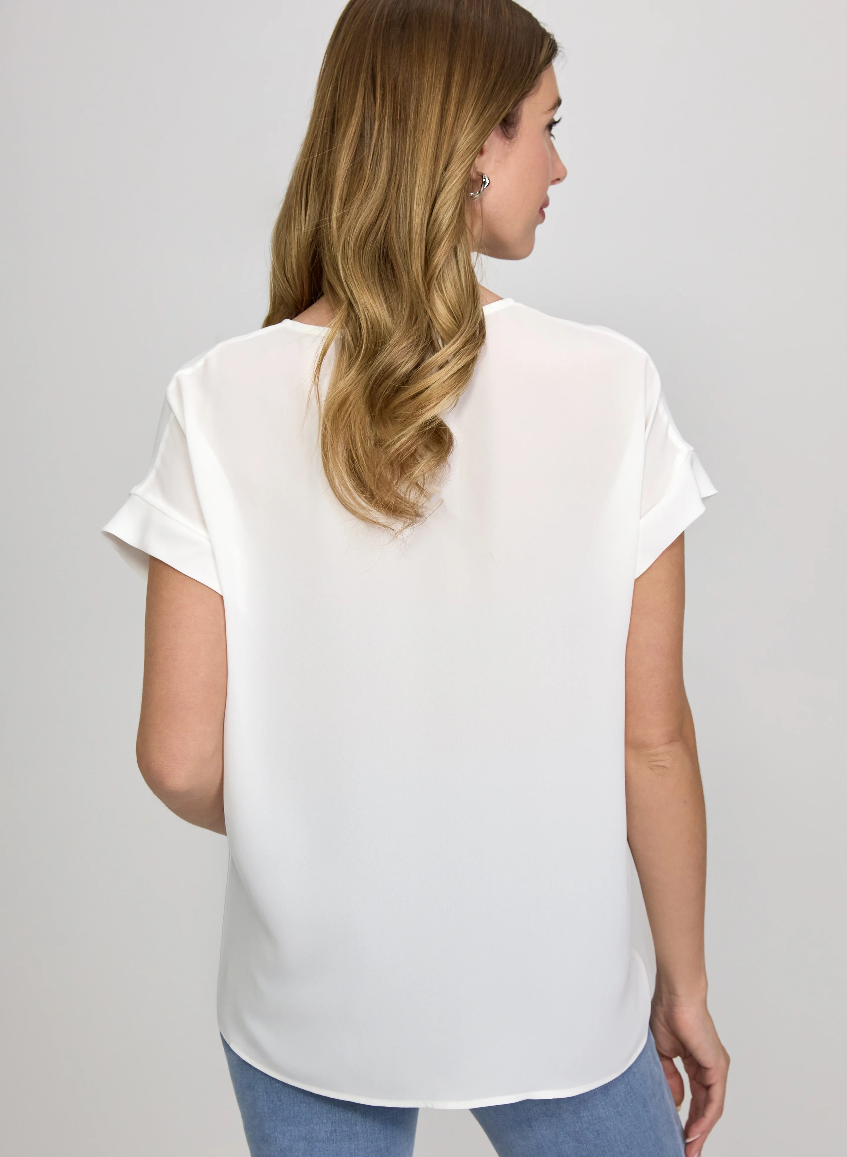 Bubble Hem Blouse - Image 5