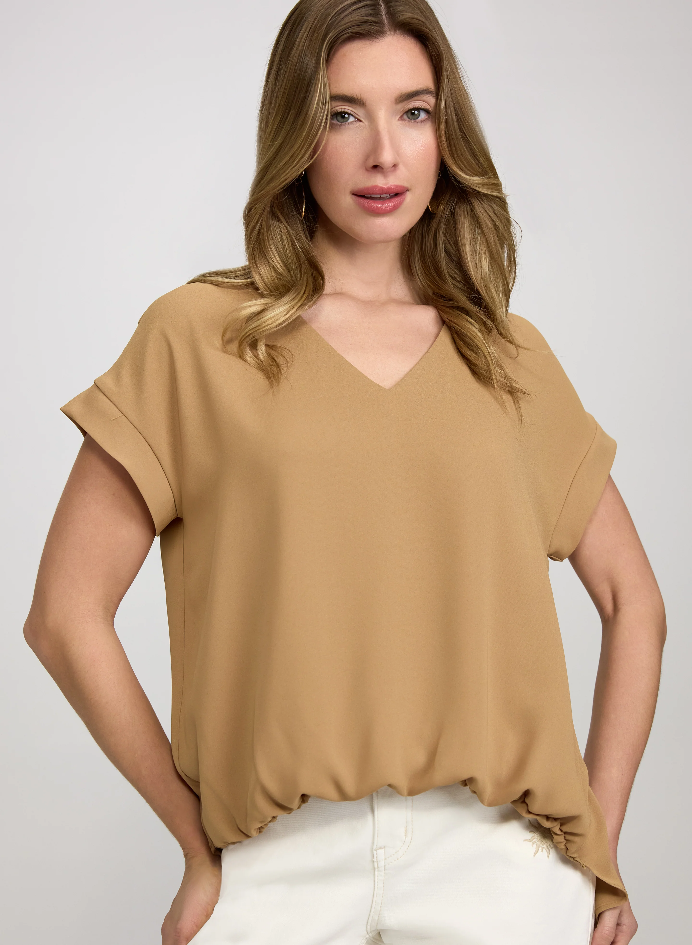 Bubble Hem Blouse - Image 5