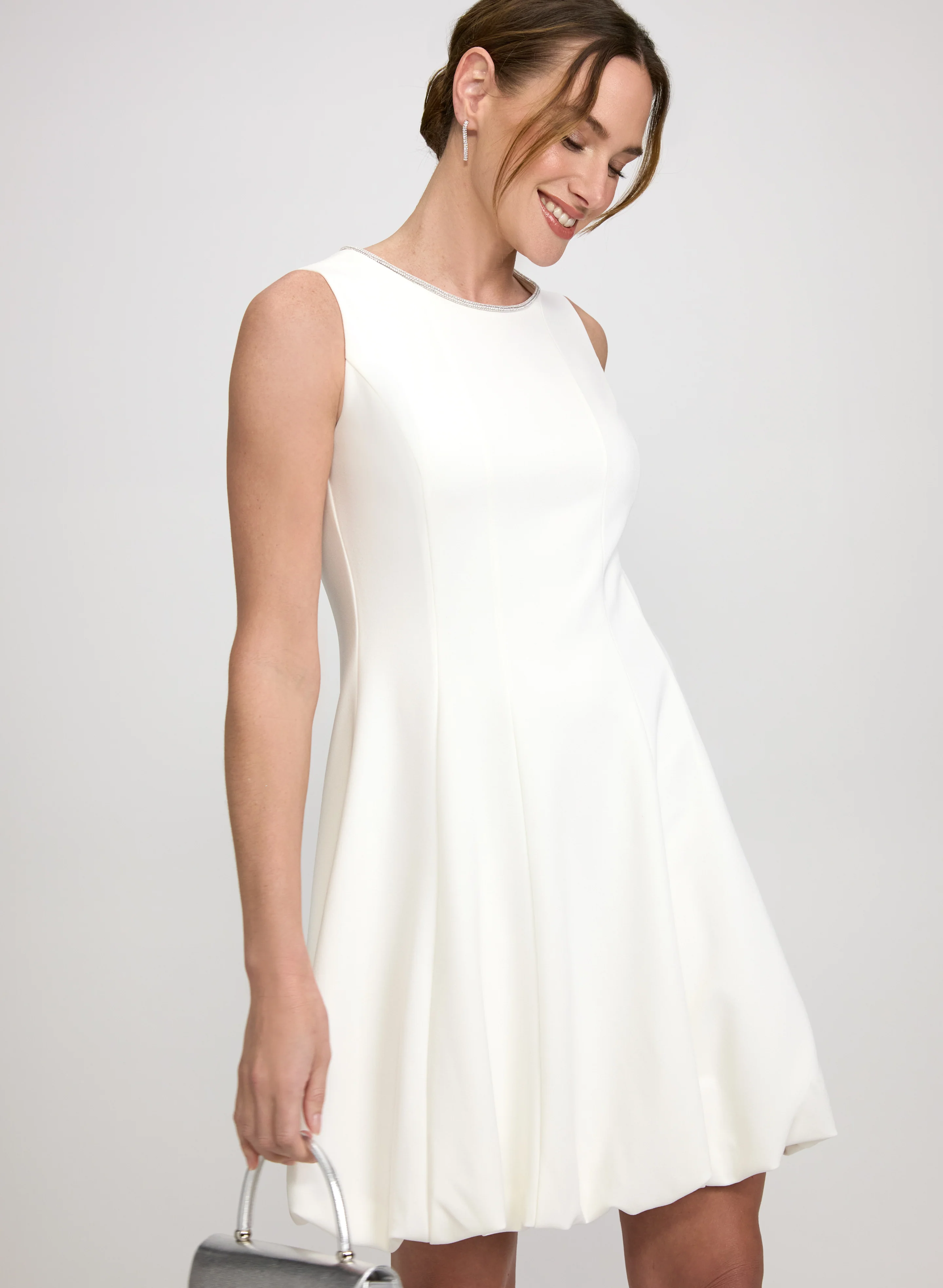 Bubble Hem Dress - Image 2