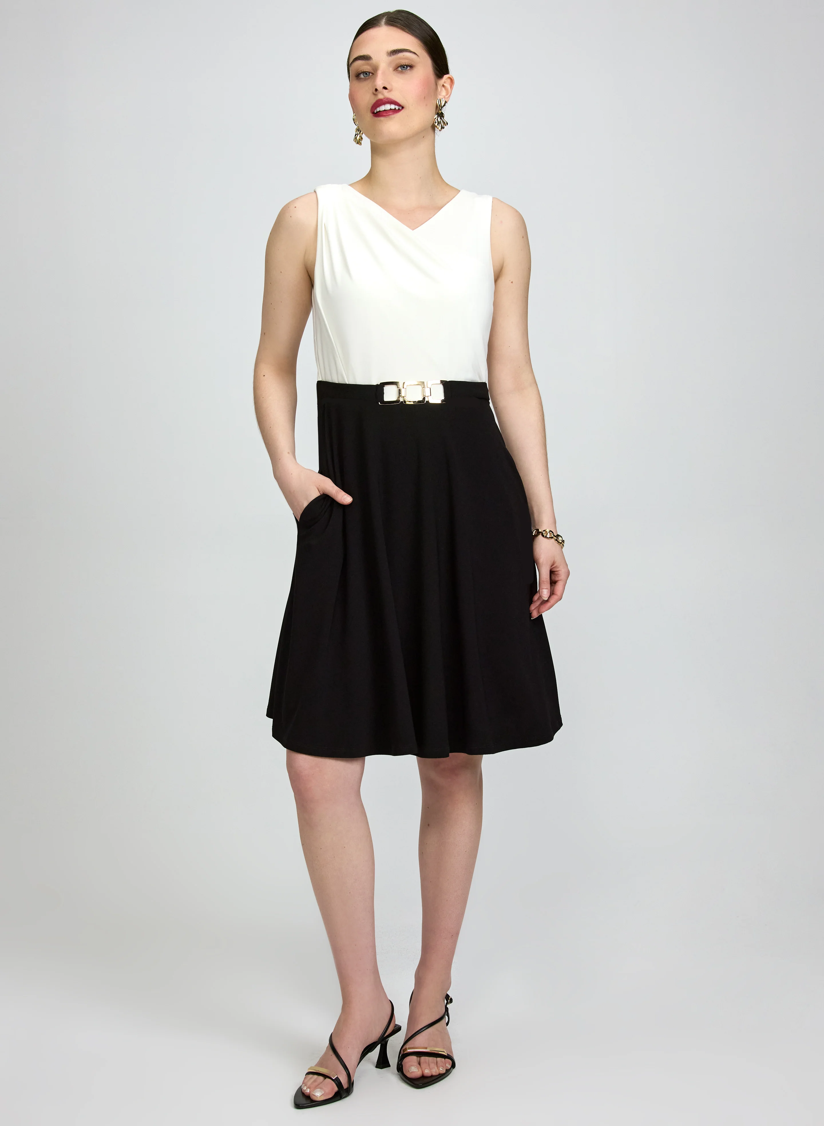 Buckle Detail Dress