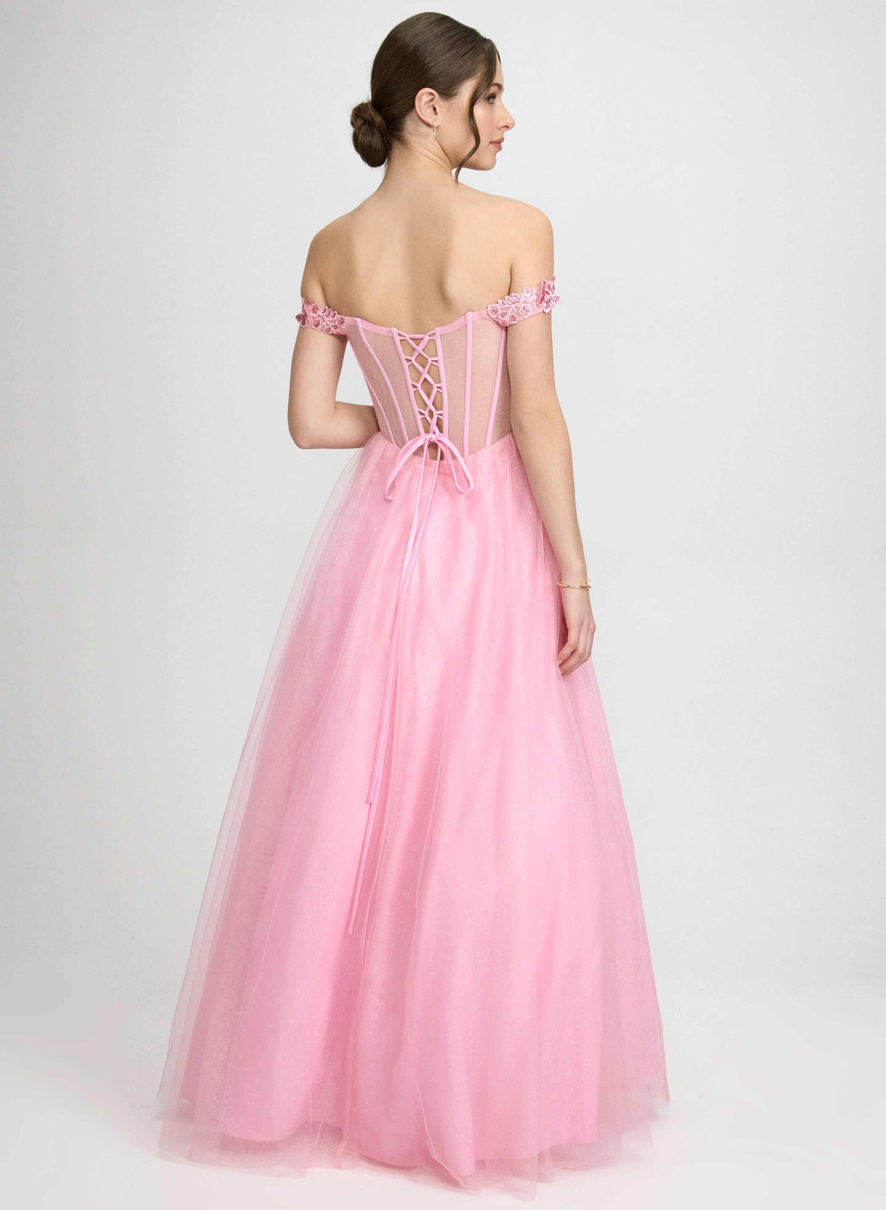 Butterfly Applique Ballgown - Image 4