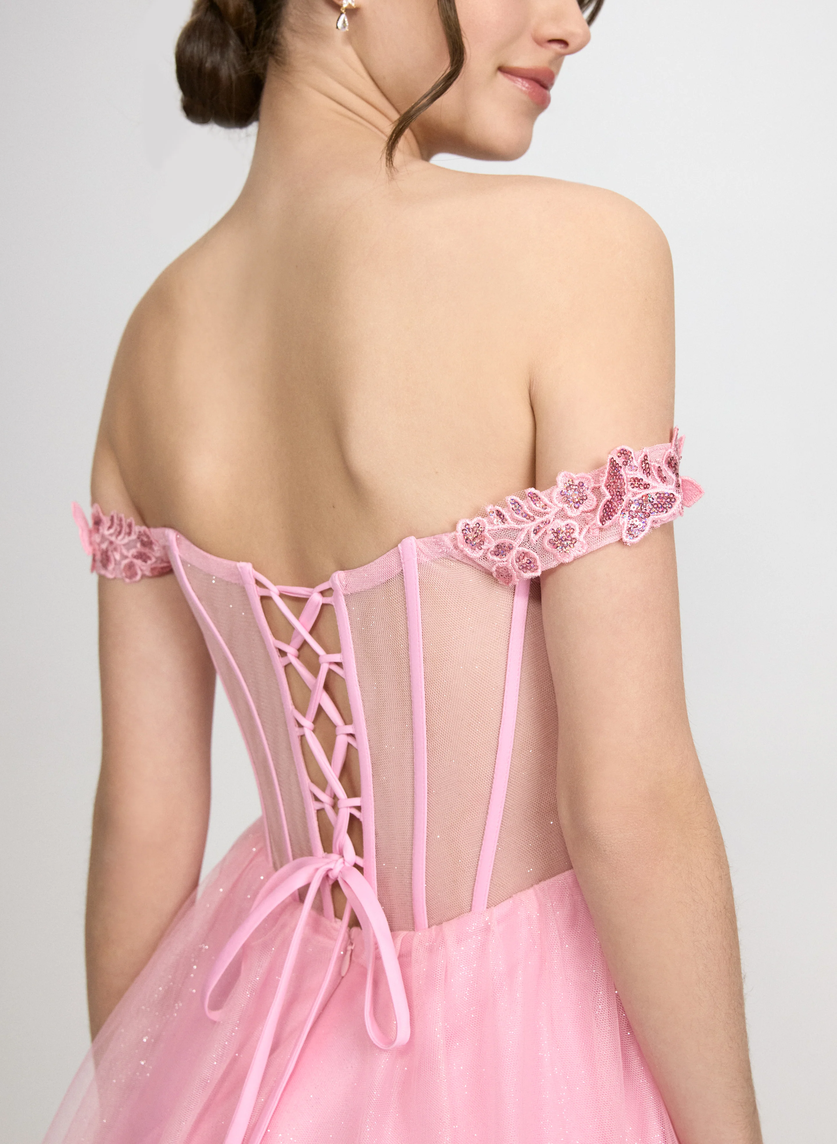 Butterfly Applique Ballgown - Image 8