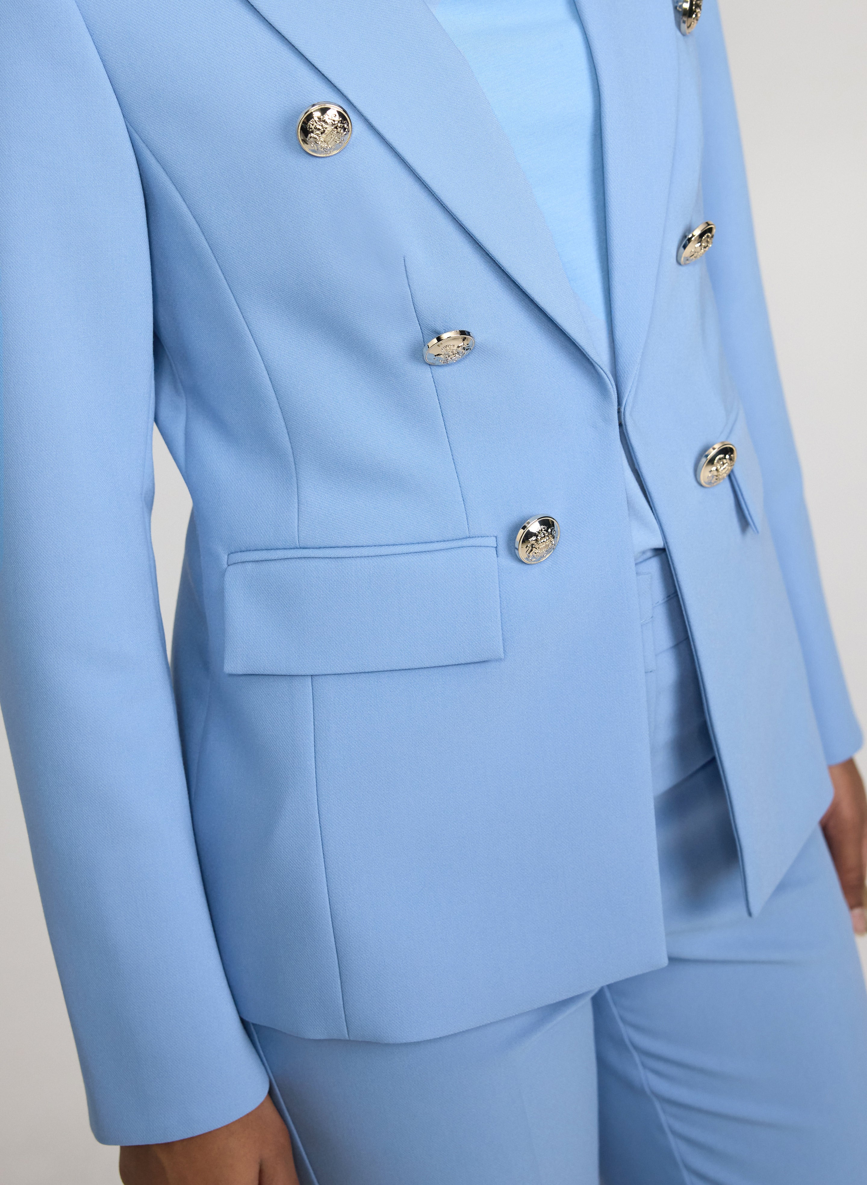 Button Detail Blazer - Image 5