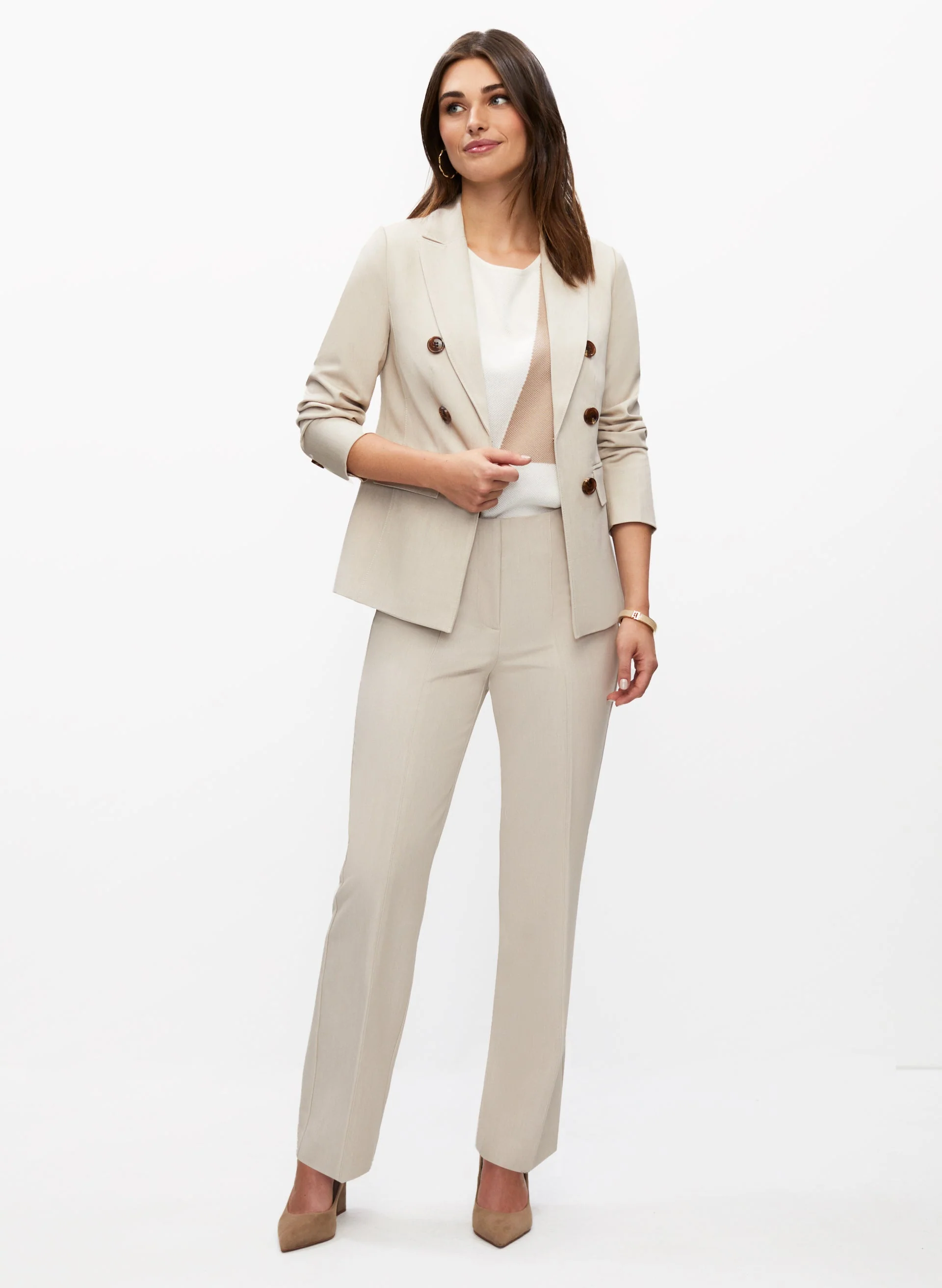 Button Detail Blazer - Image 3