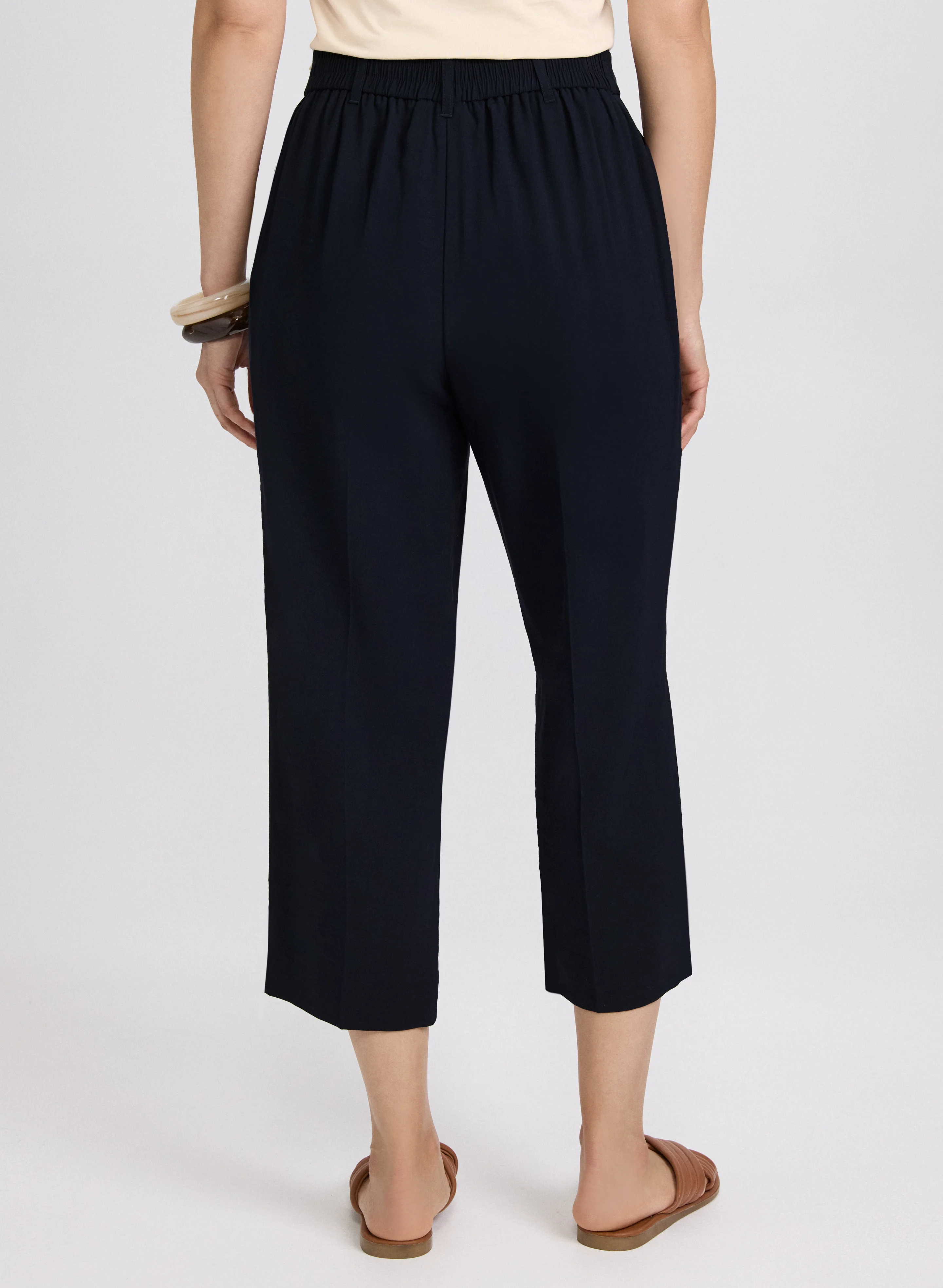 Button Detail Capris - Image 4