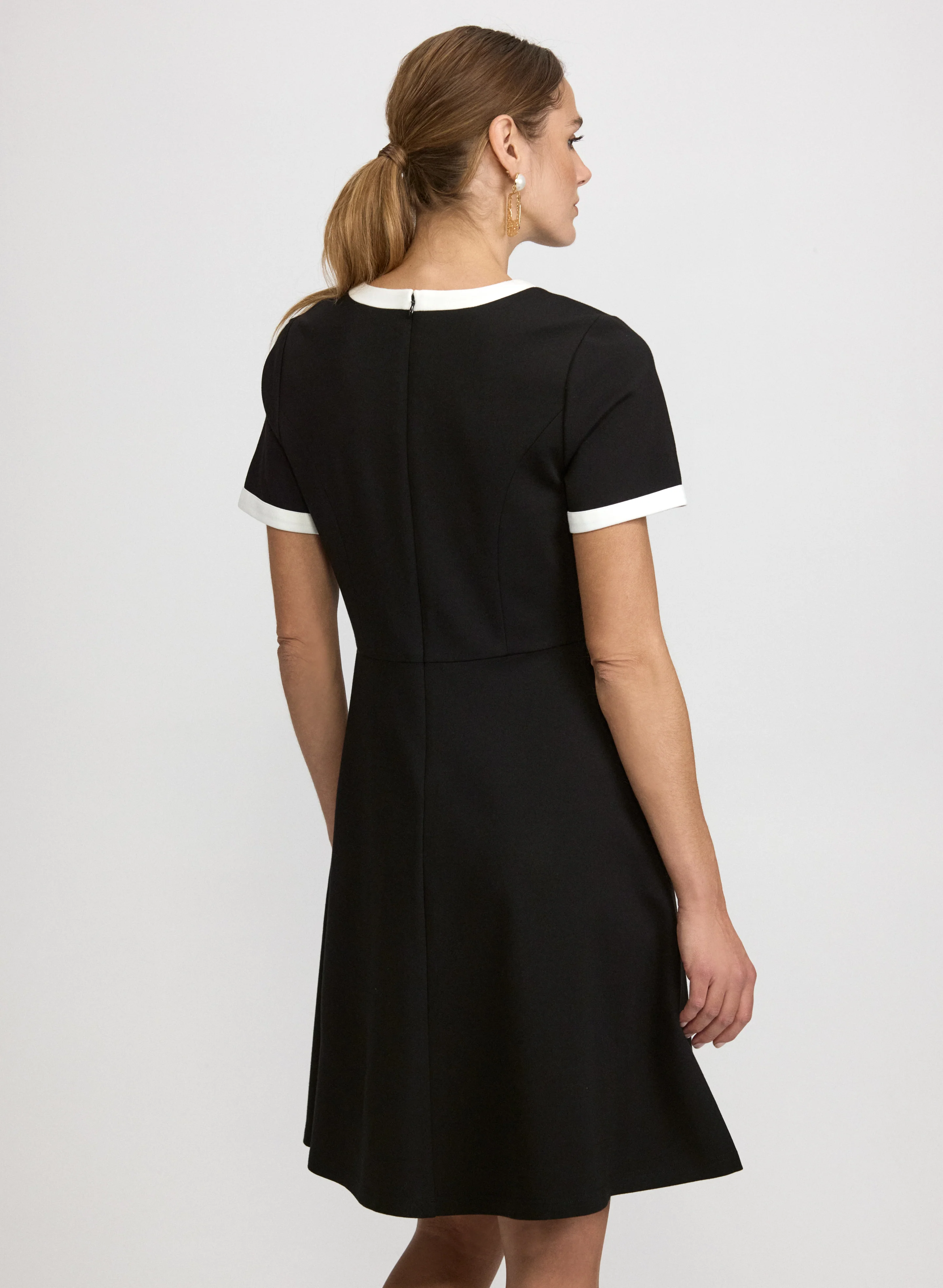 Button Detail Dress - Image 5