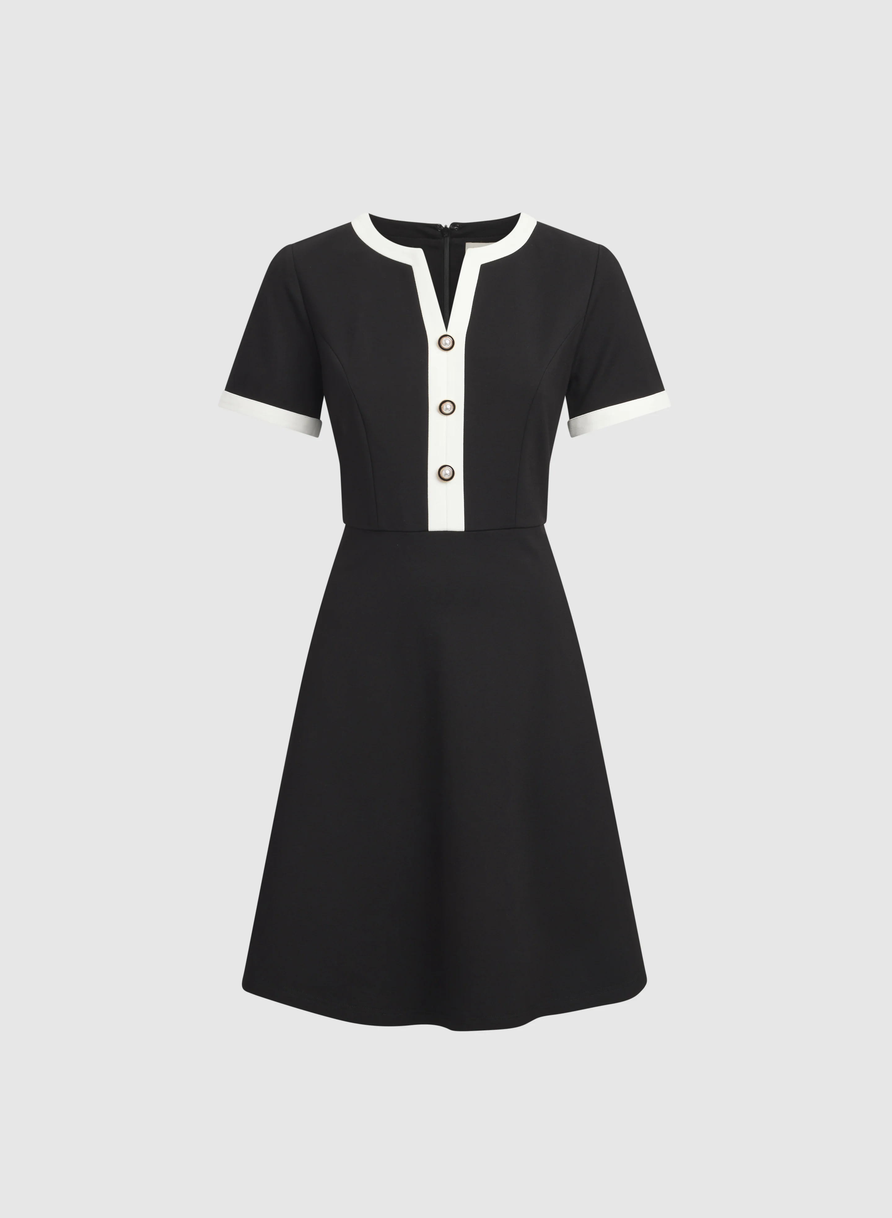 Button Detail Dress - Image 6