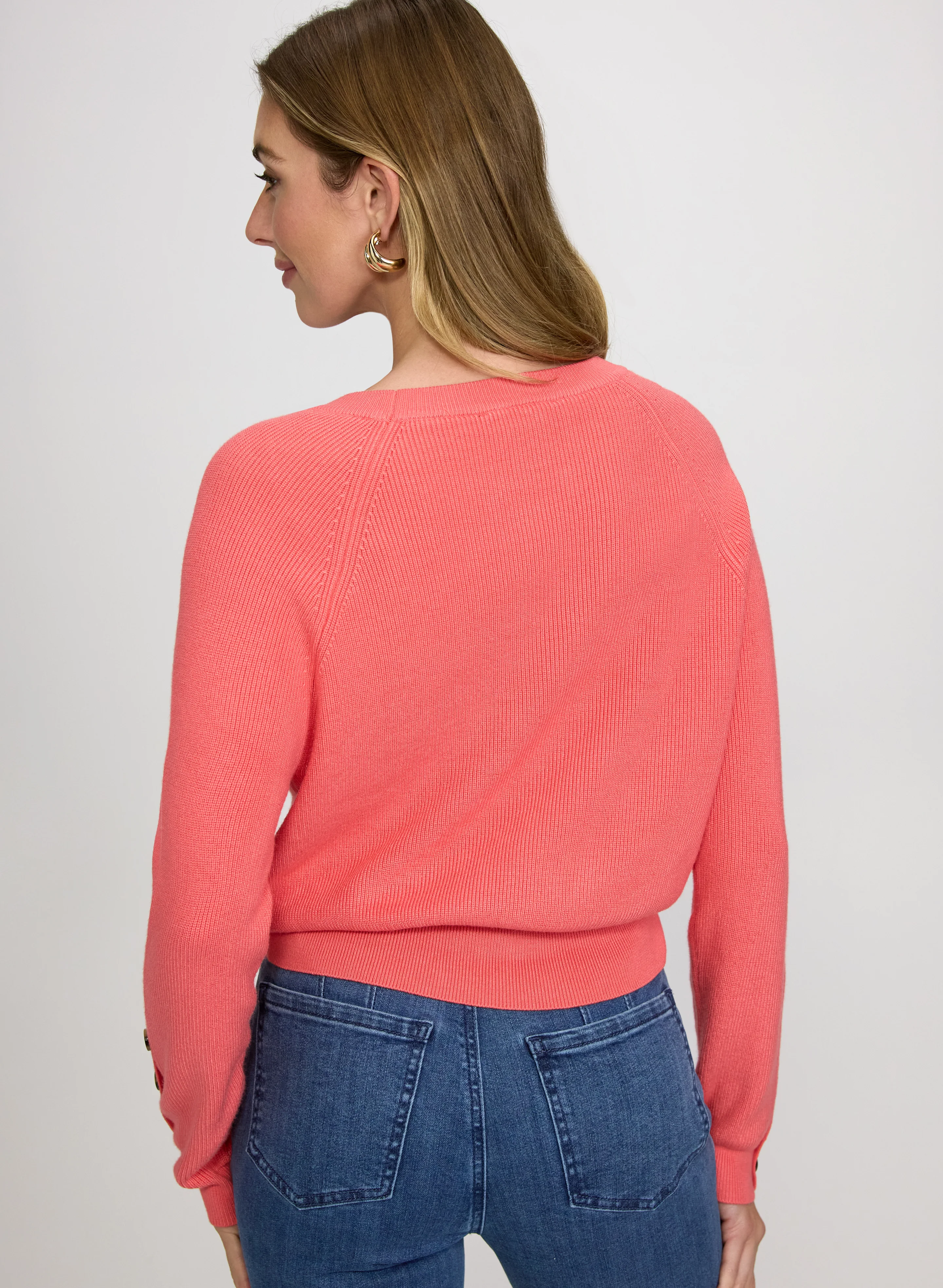 Button Detail Sweater - Image 5