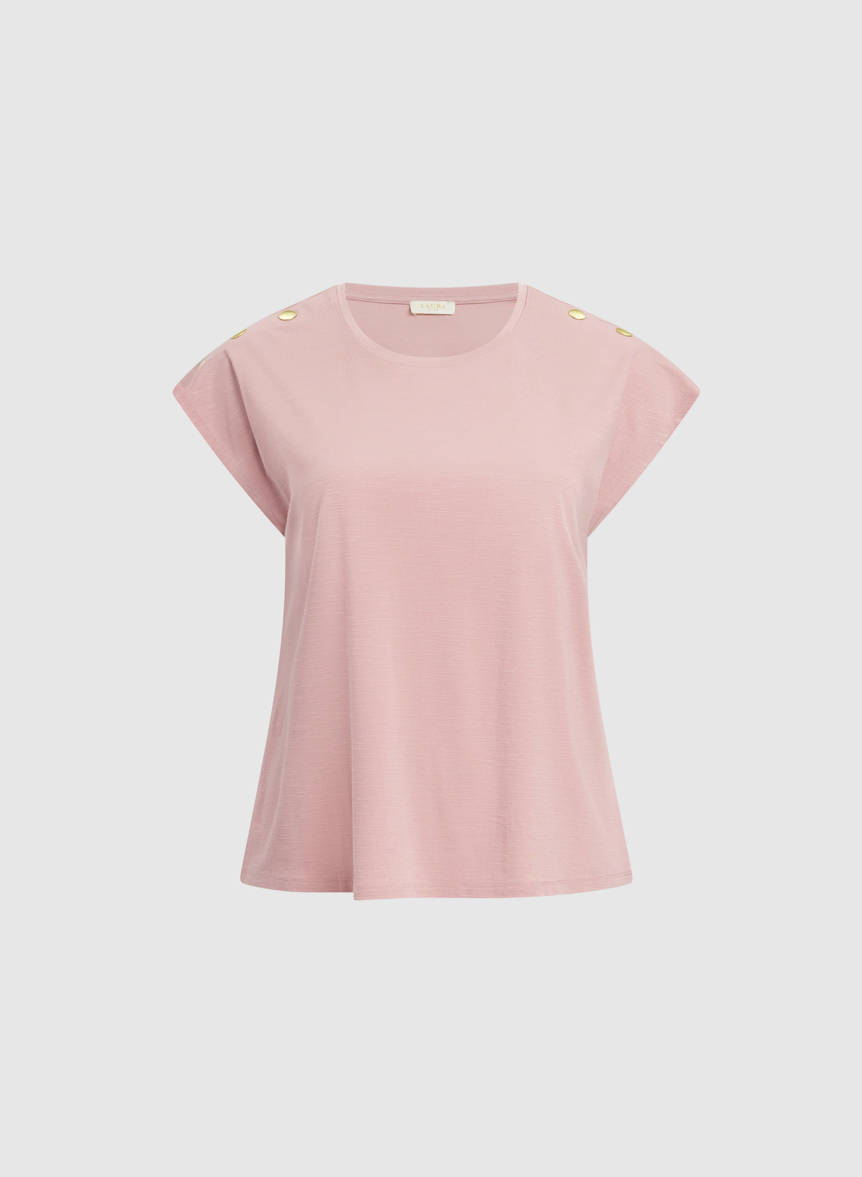Button Detail T-Shirt - Image 6