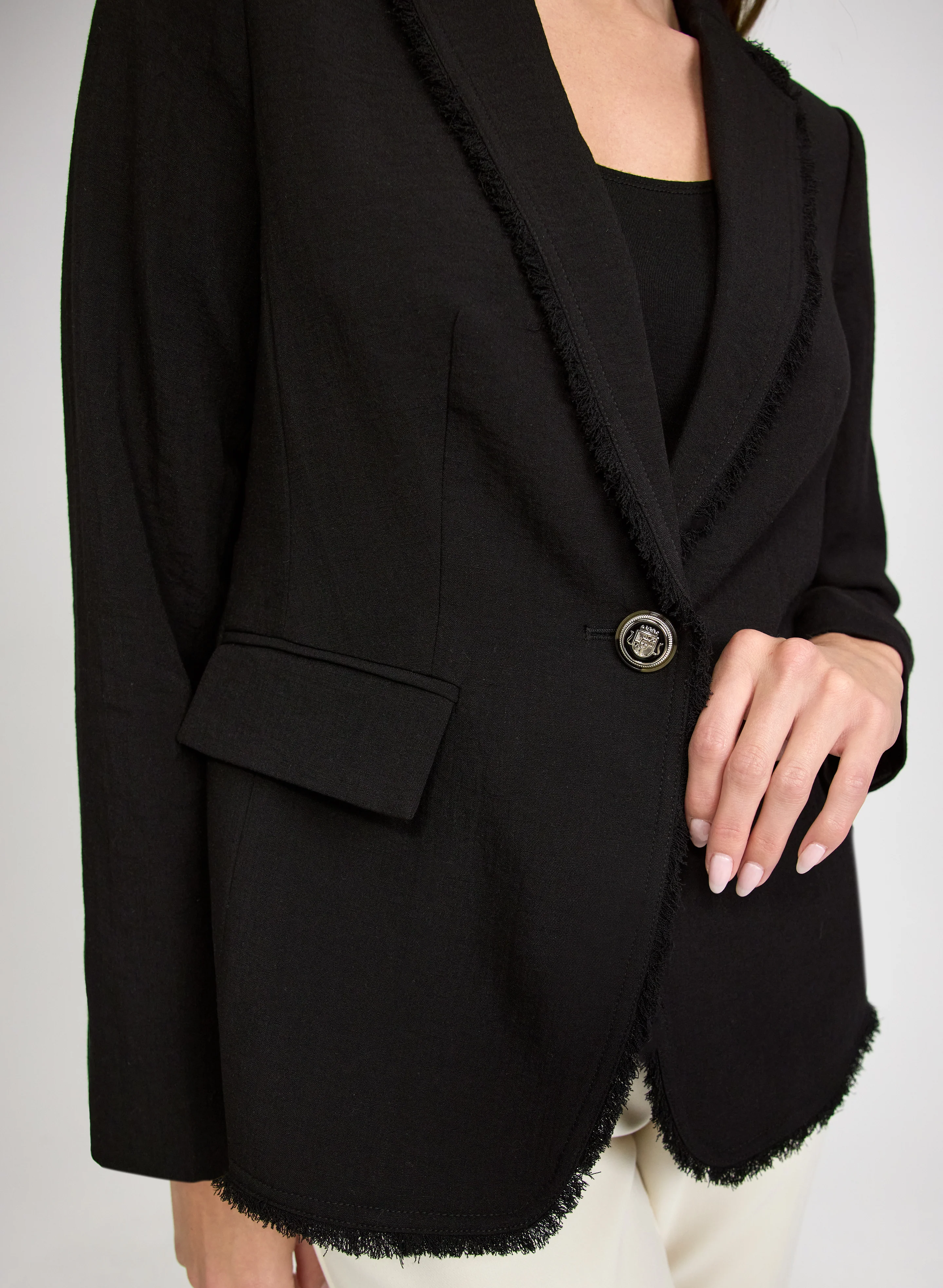 Fringe Detail Blazer - Image 2