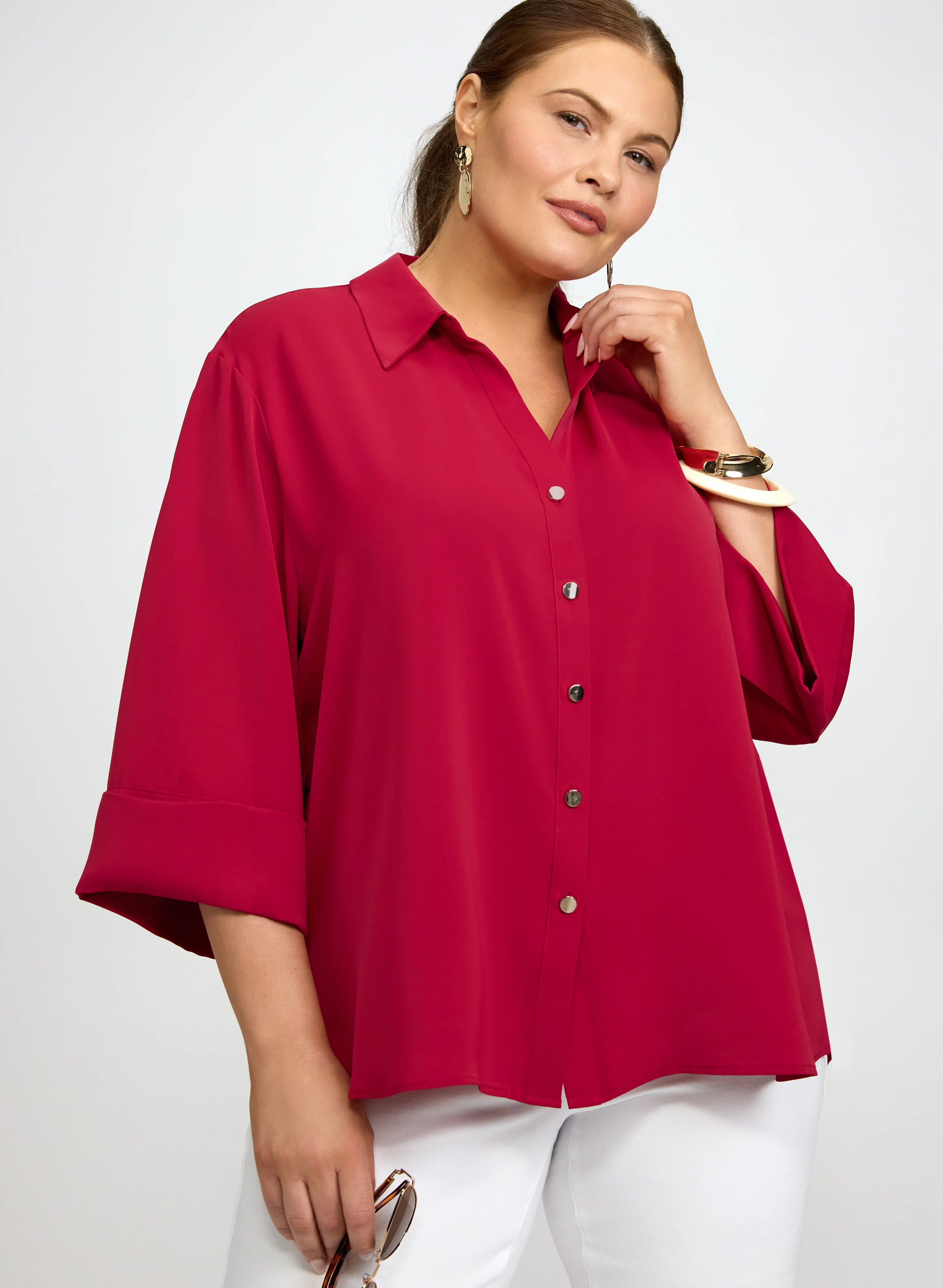 Button-Down Blouse