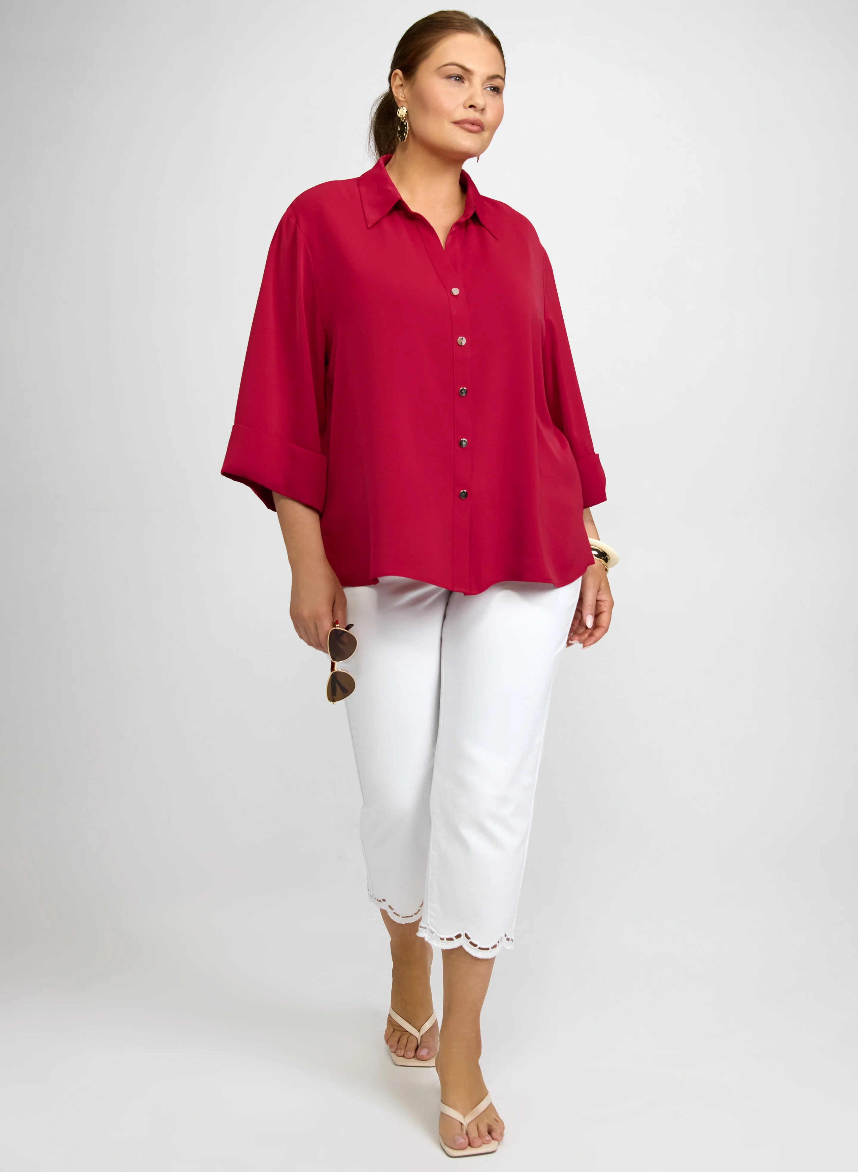 Button-Down Blouse - Image 3
