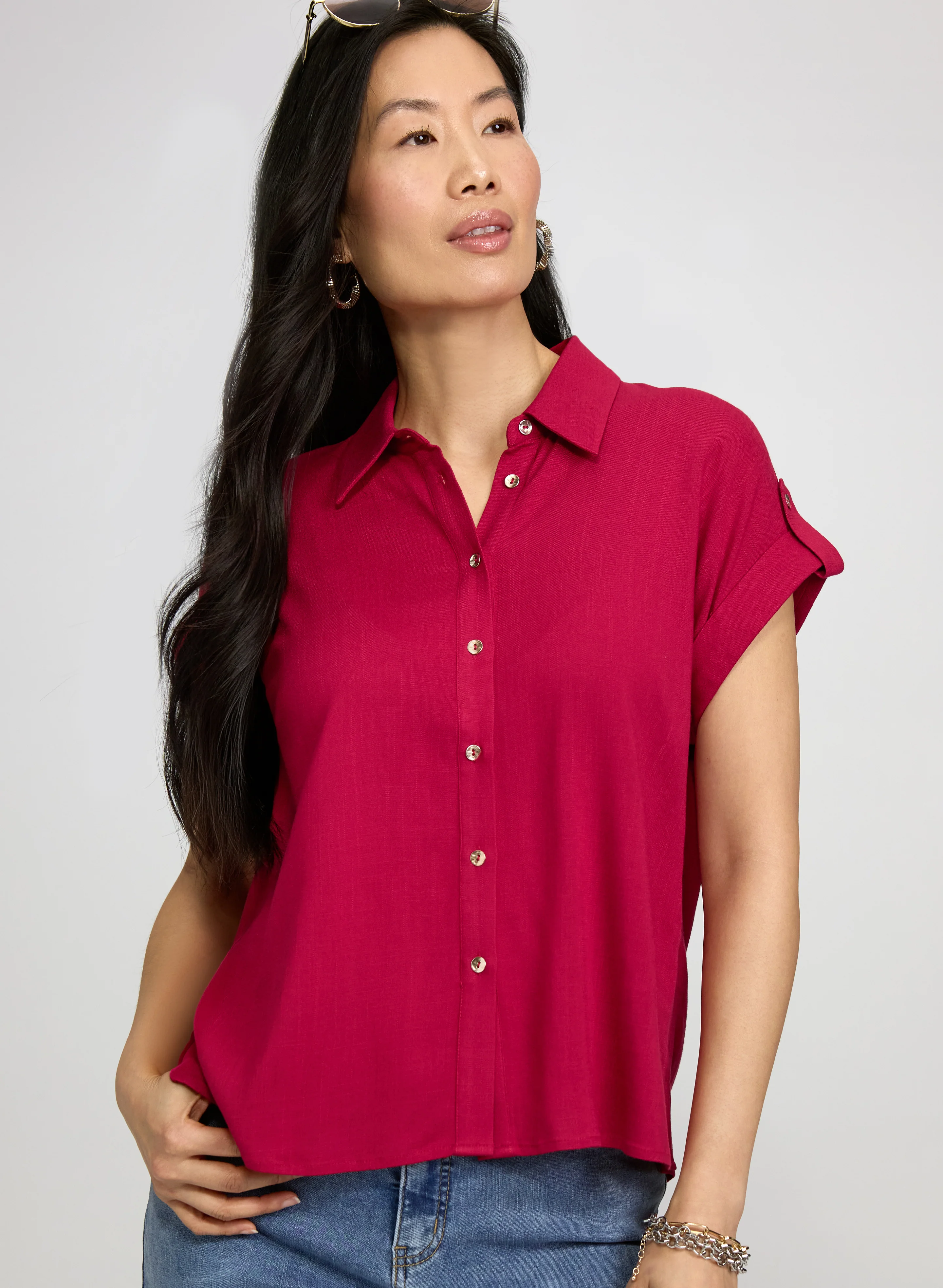 Button-Down Blouse