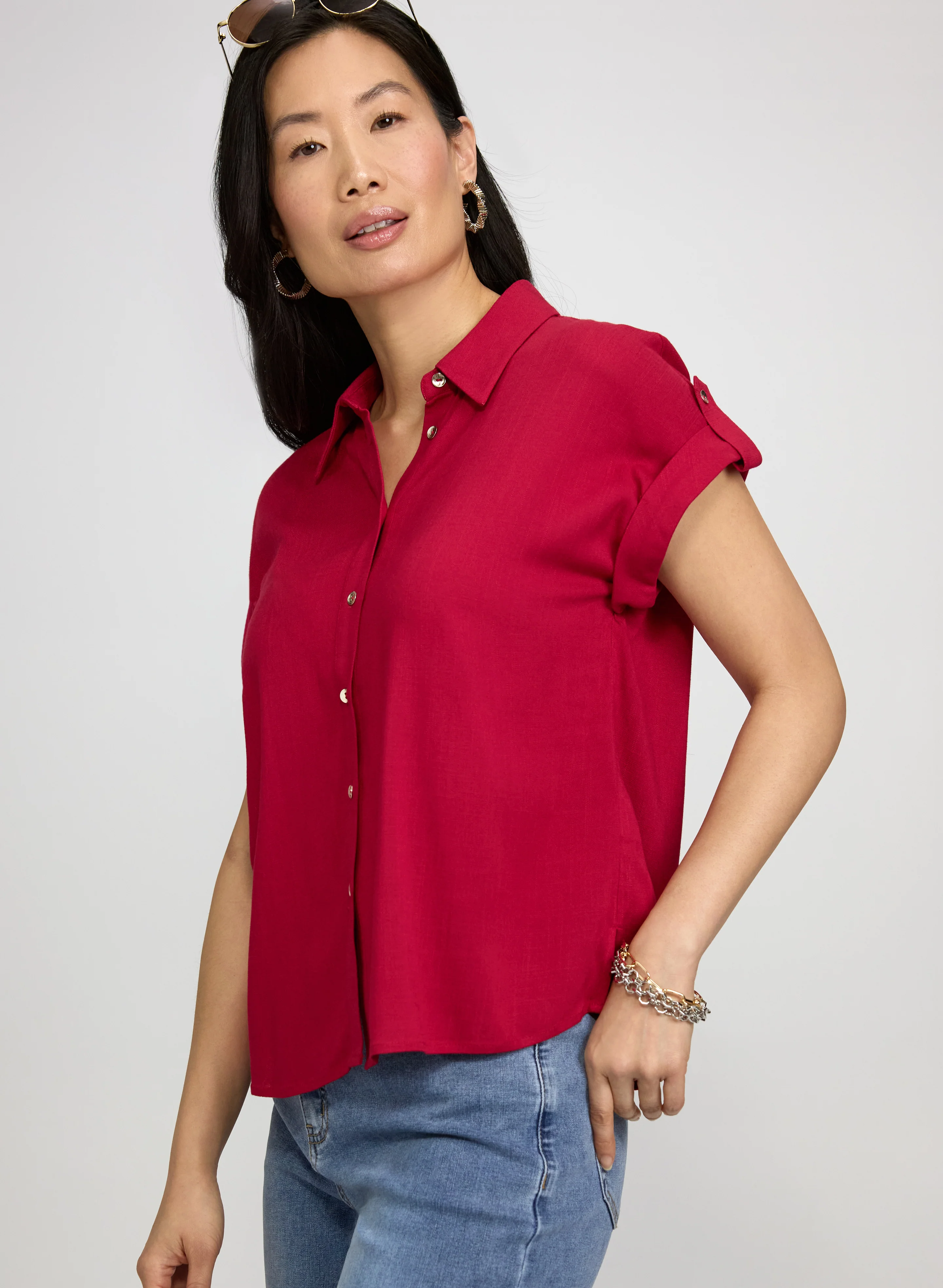 Button-Down Blouse - Image 4