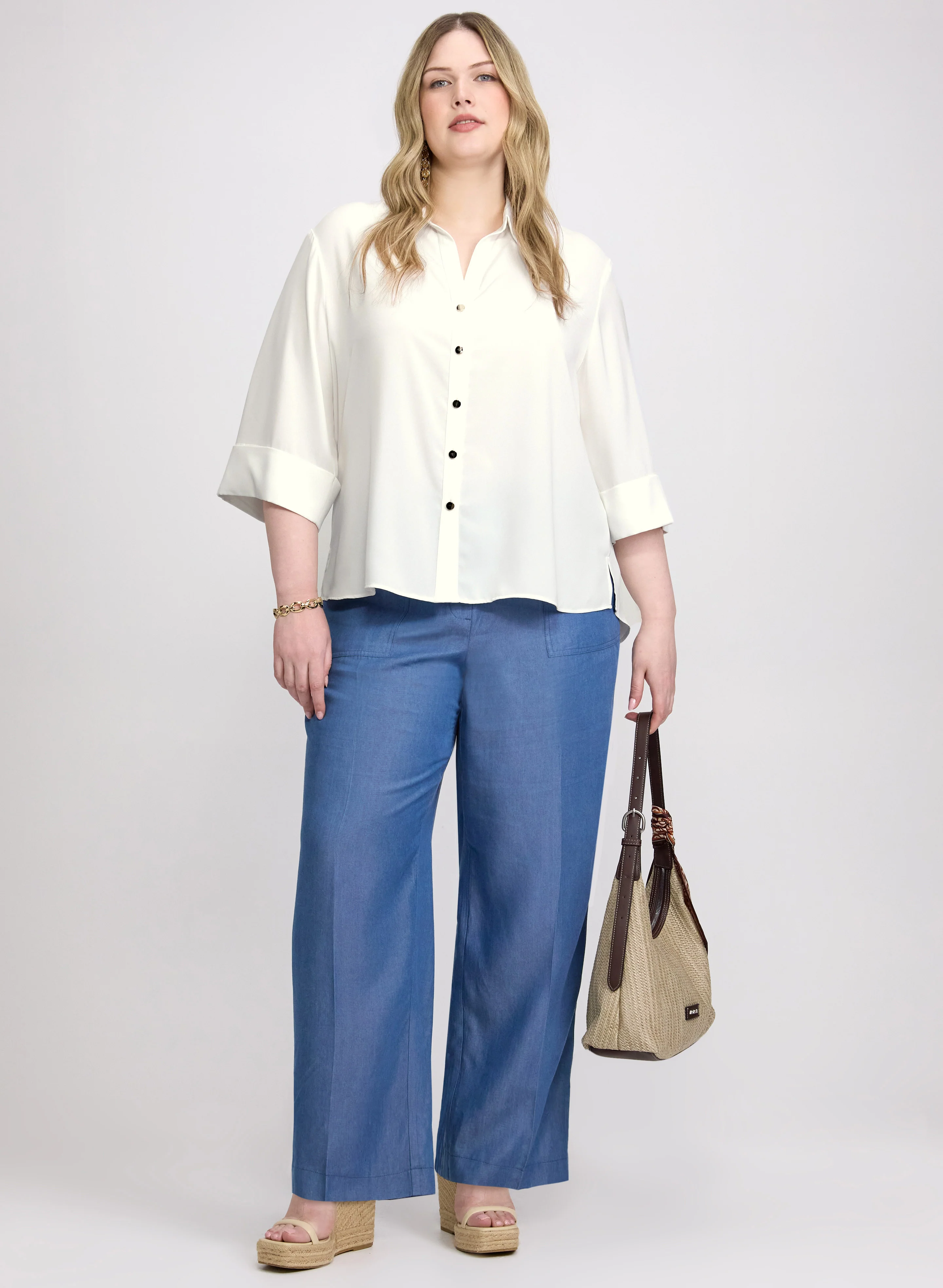 Button-Down Blouse - Image 3