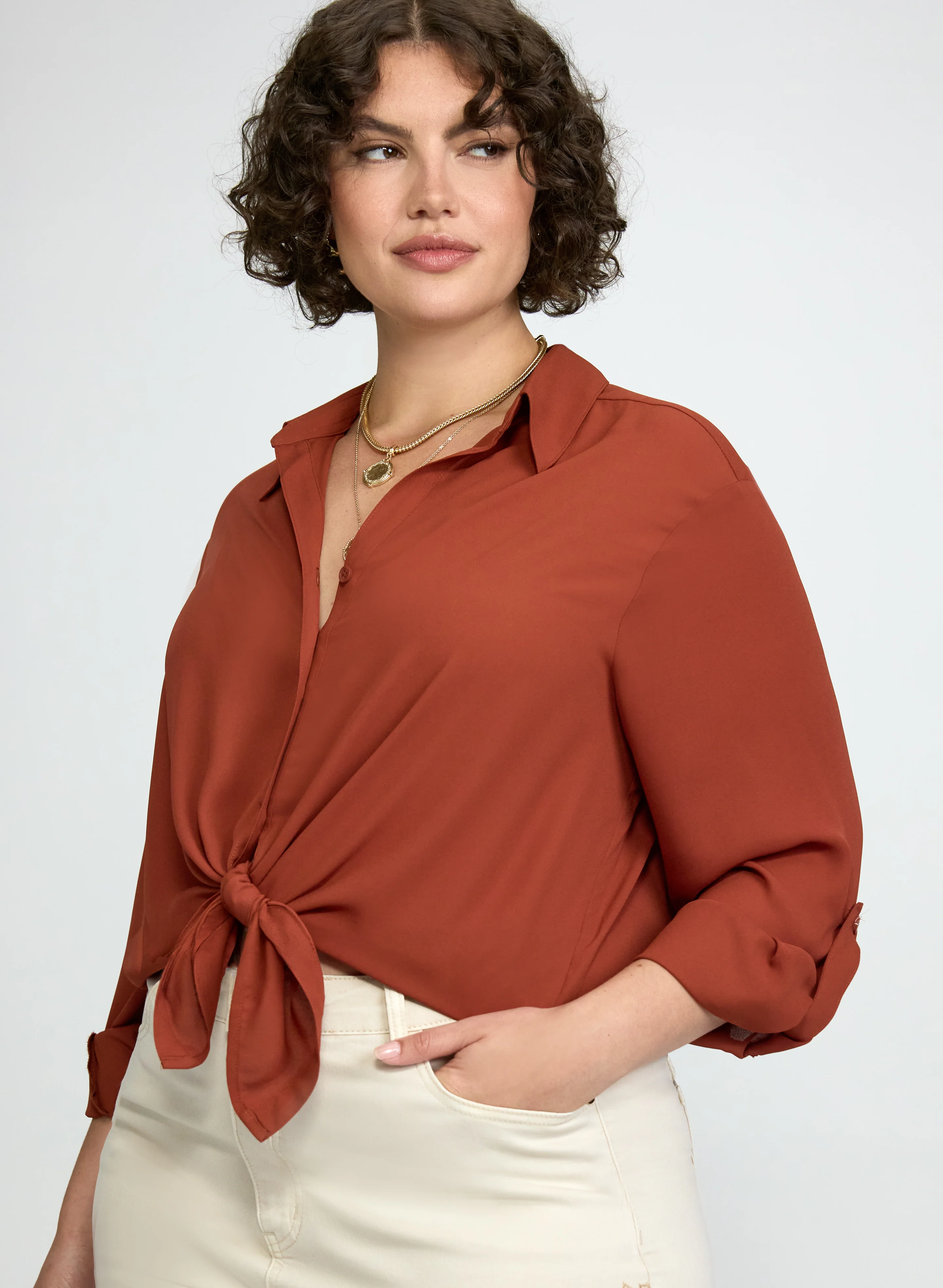 Button-Down Blouse