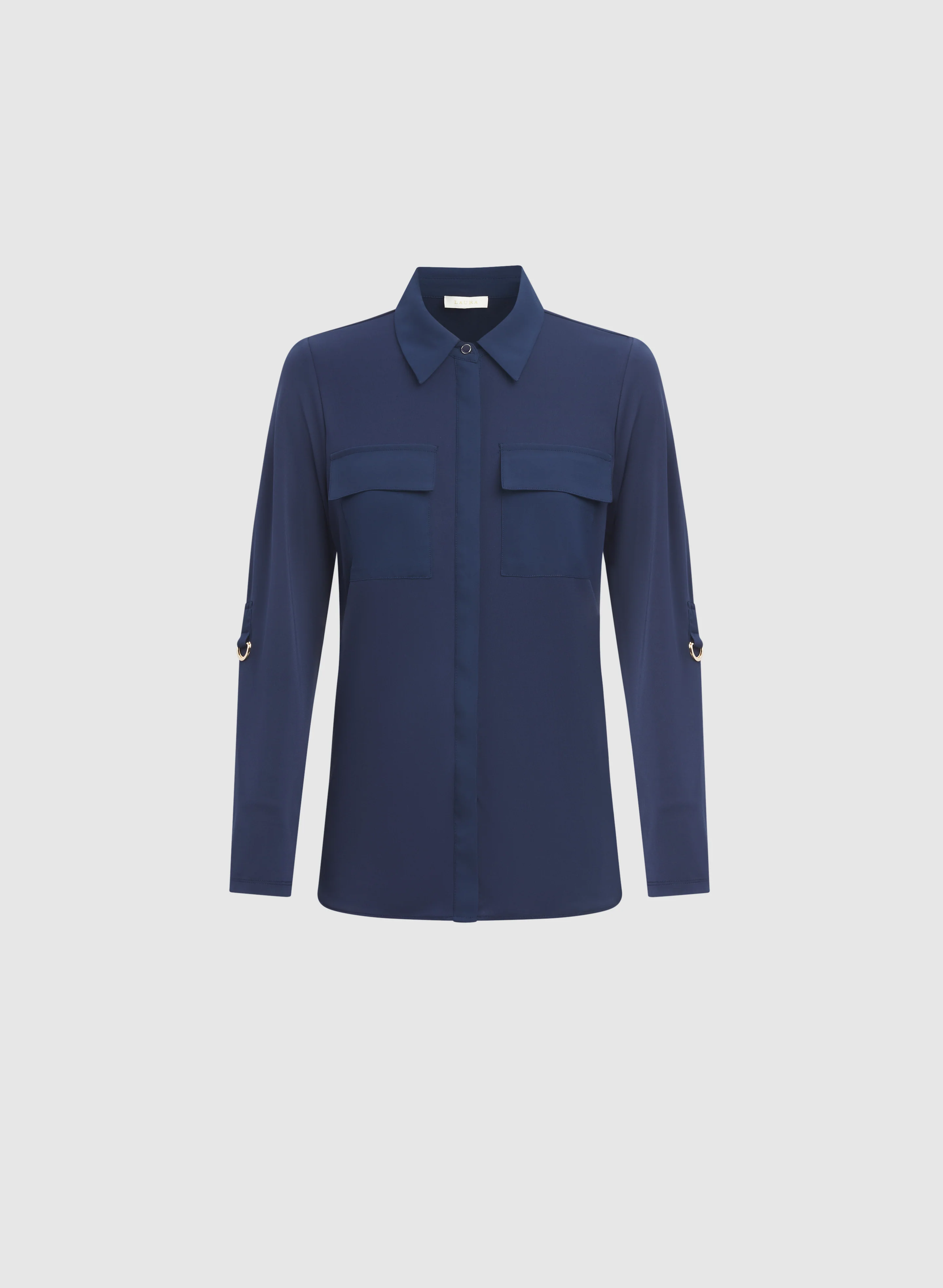 Button-Down Jersey Top - Image 6
