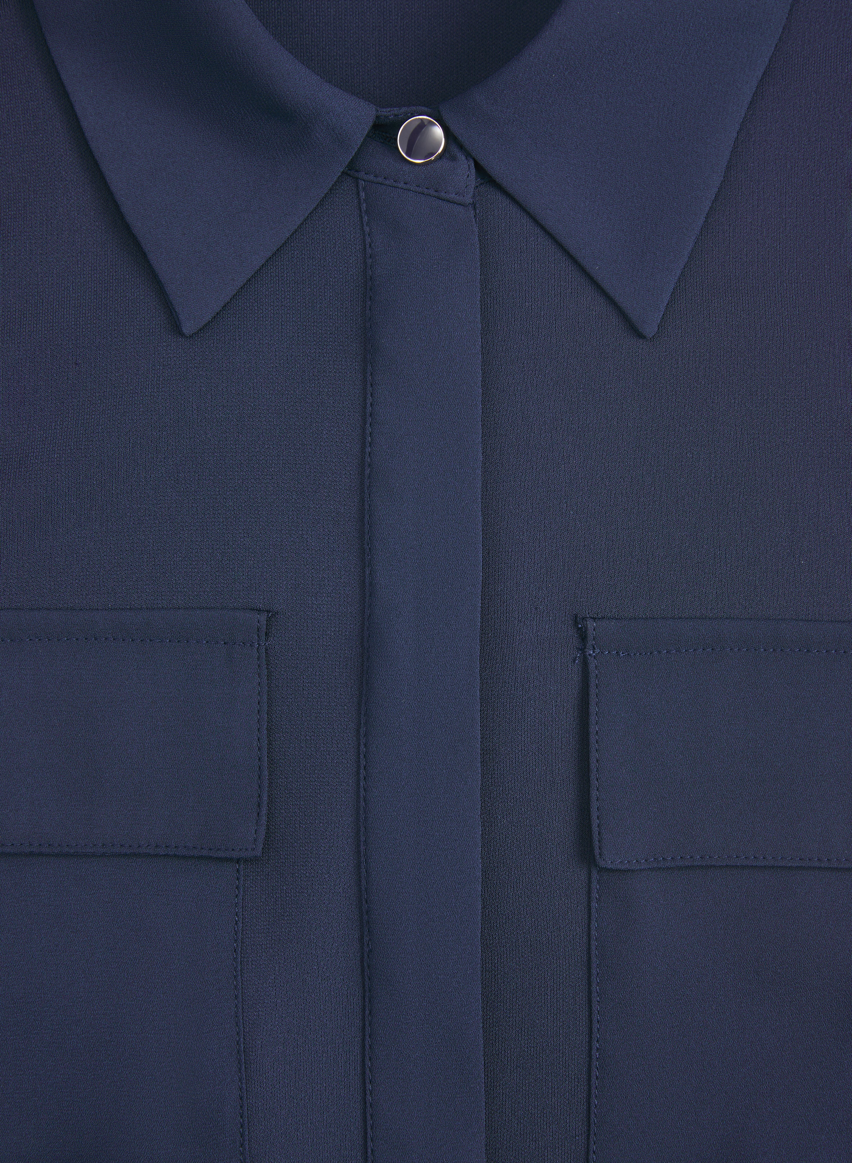 Button-Down Jersey Top - Image 7
