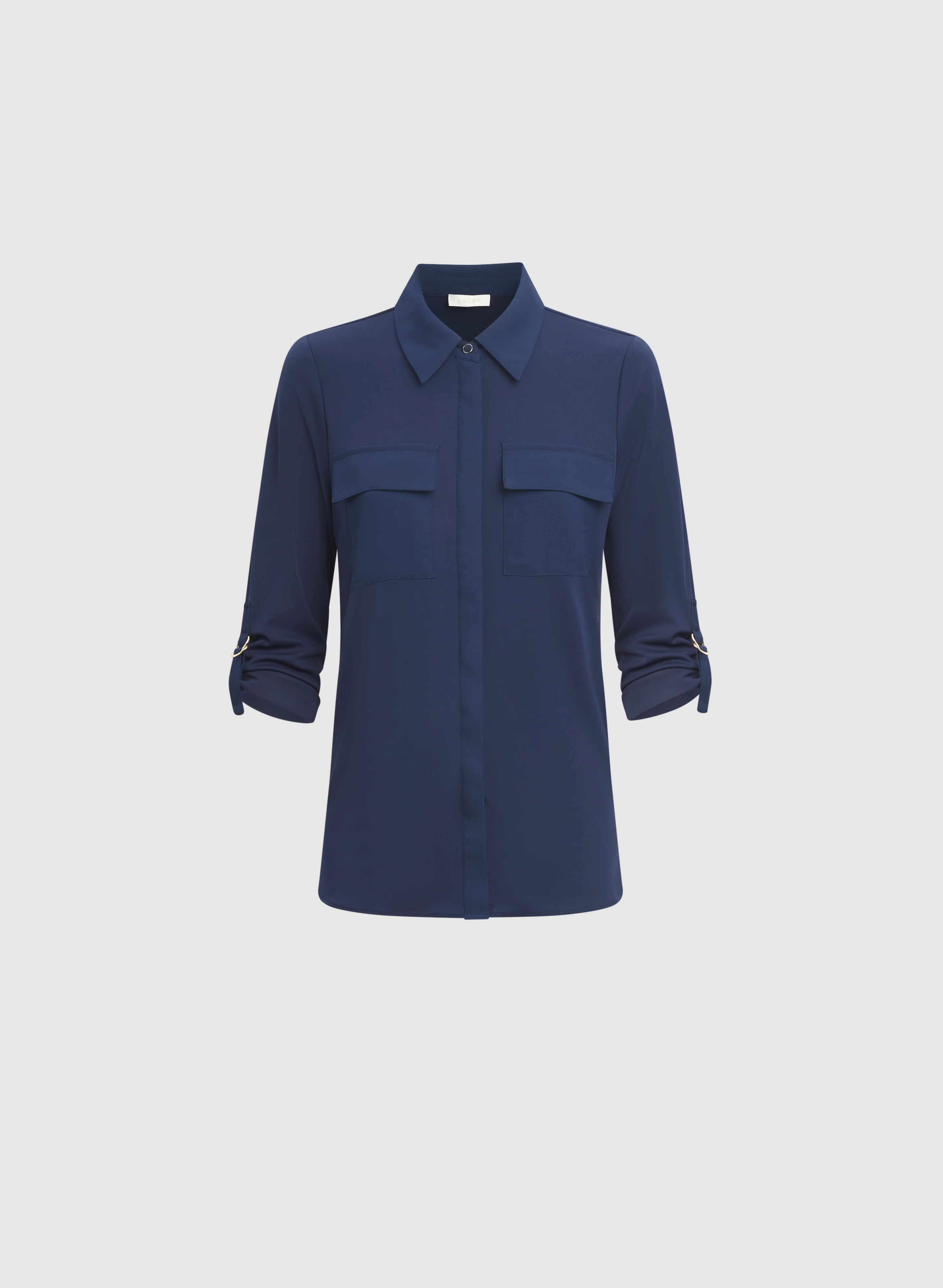 Button-Down Jersey Top - Image 8