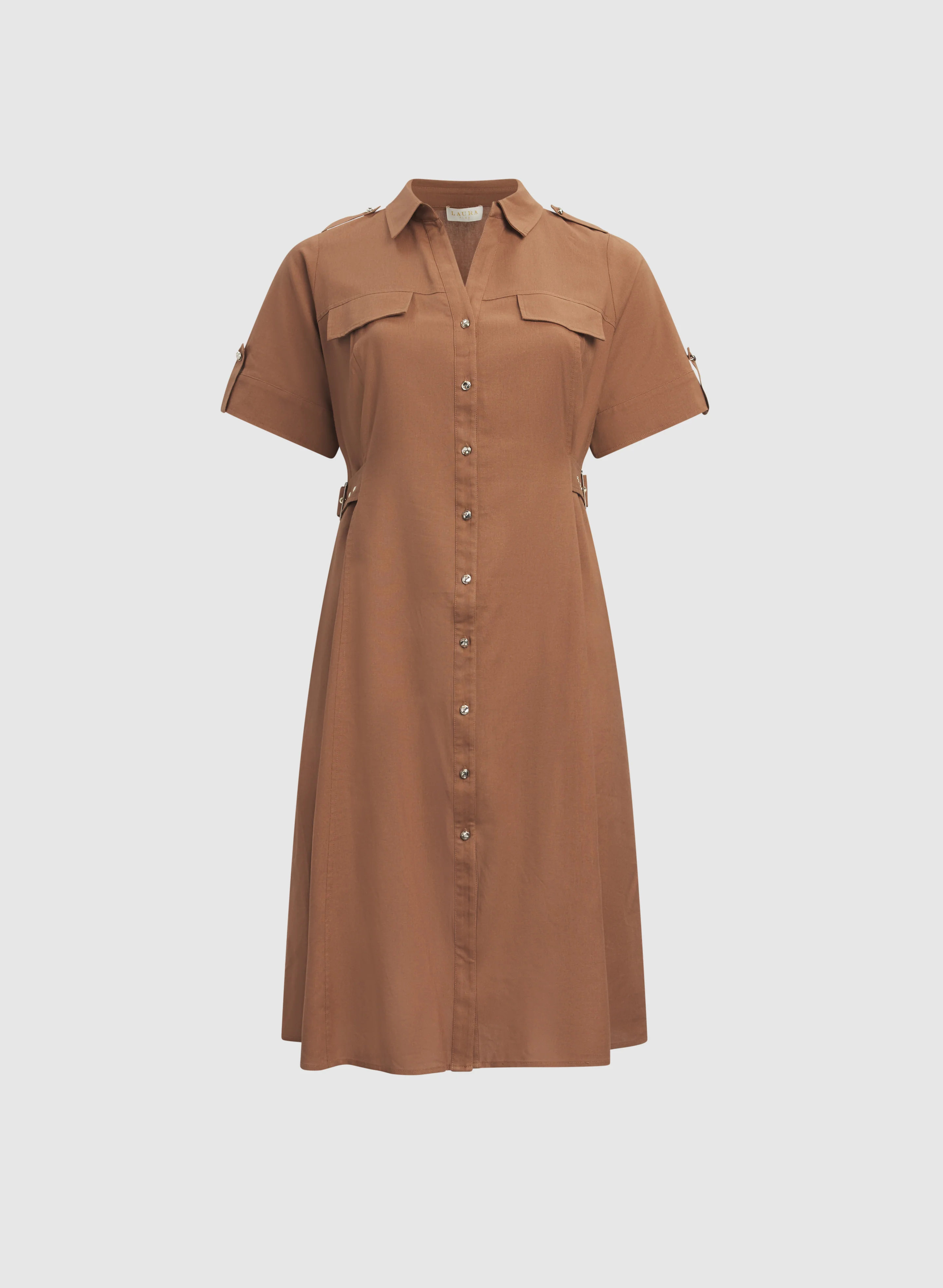 Button-Down Midi Dress - Image 6