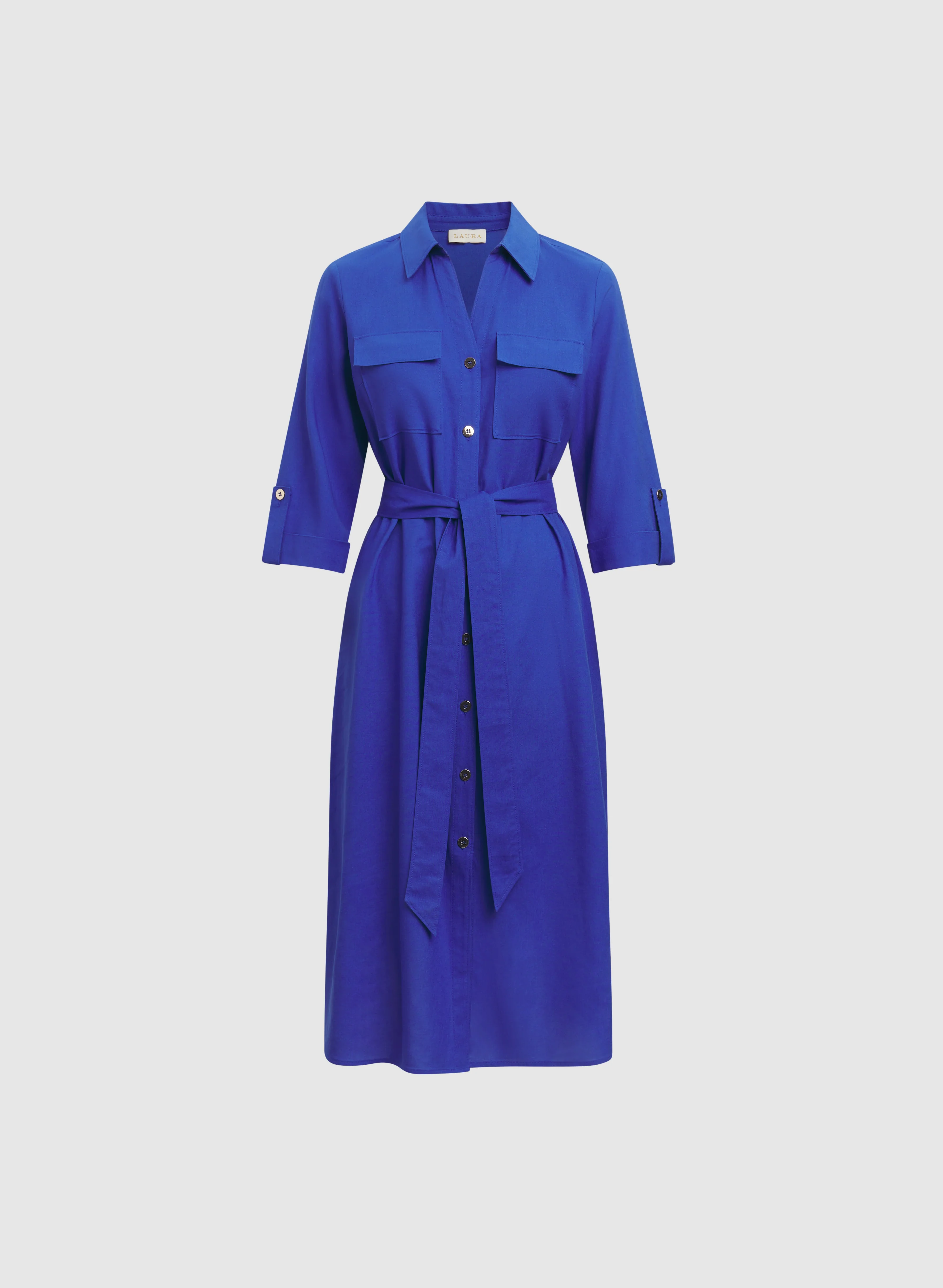 Button-Down Shirt Dress - Image 5