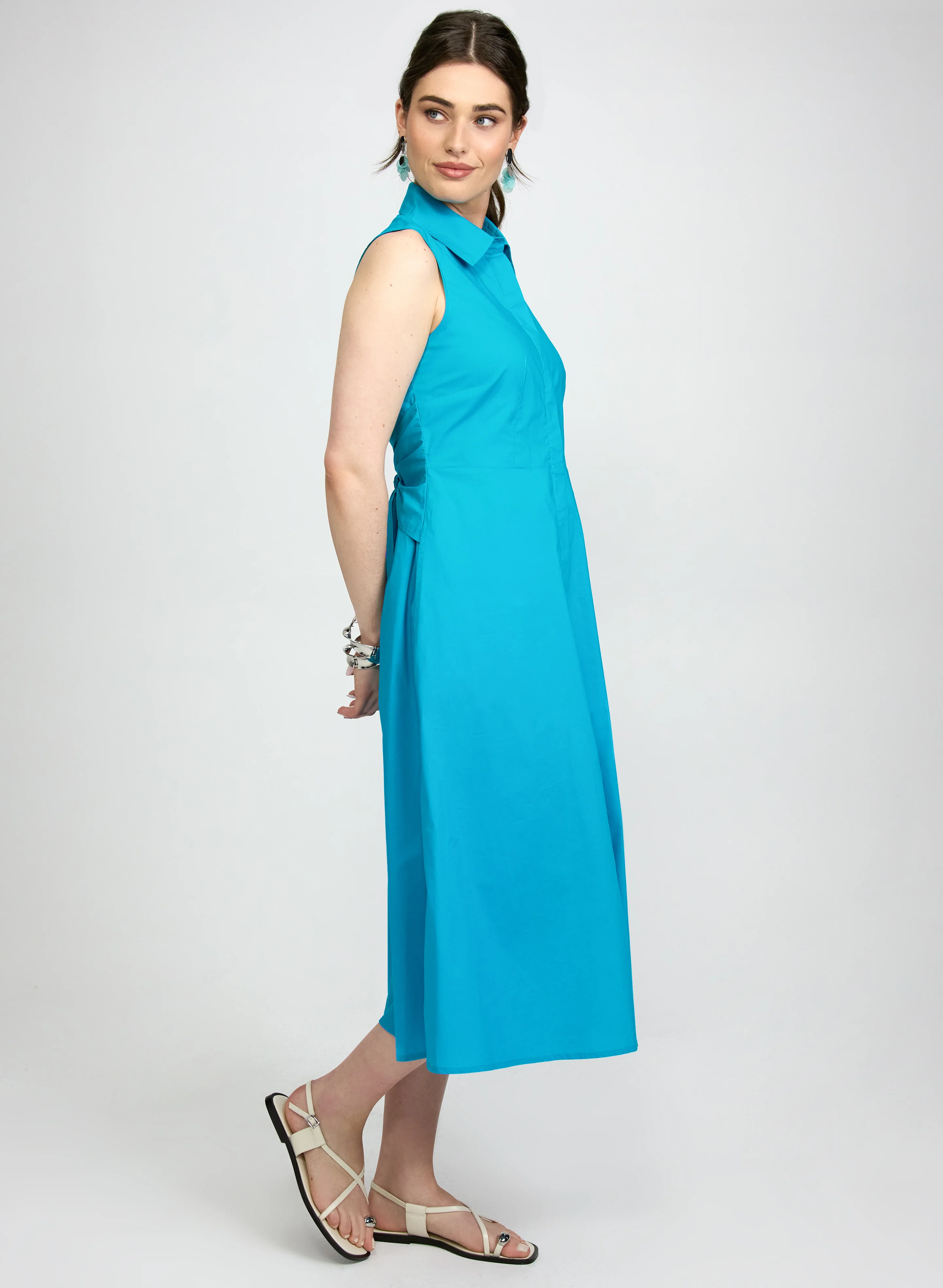 Button-Down Shirt Dress - Image 2