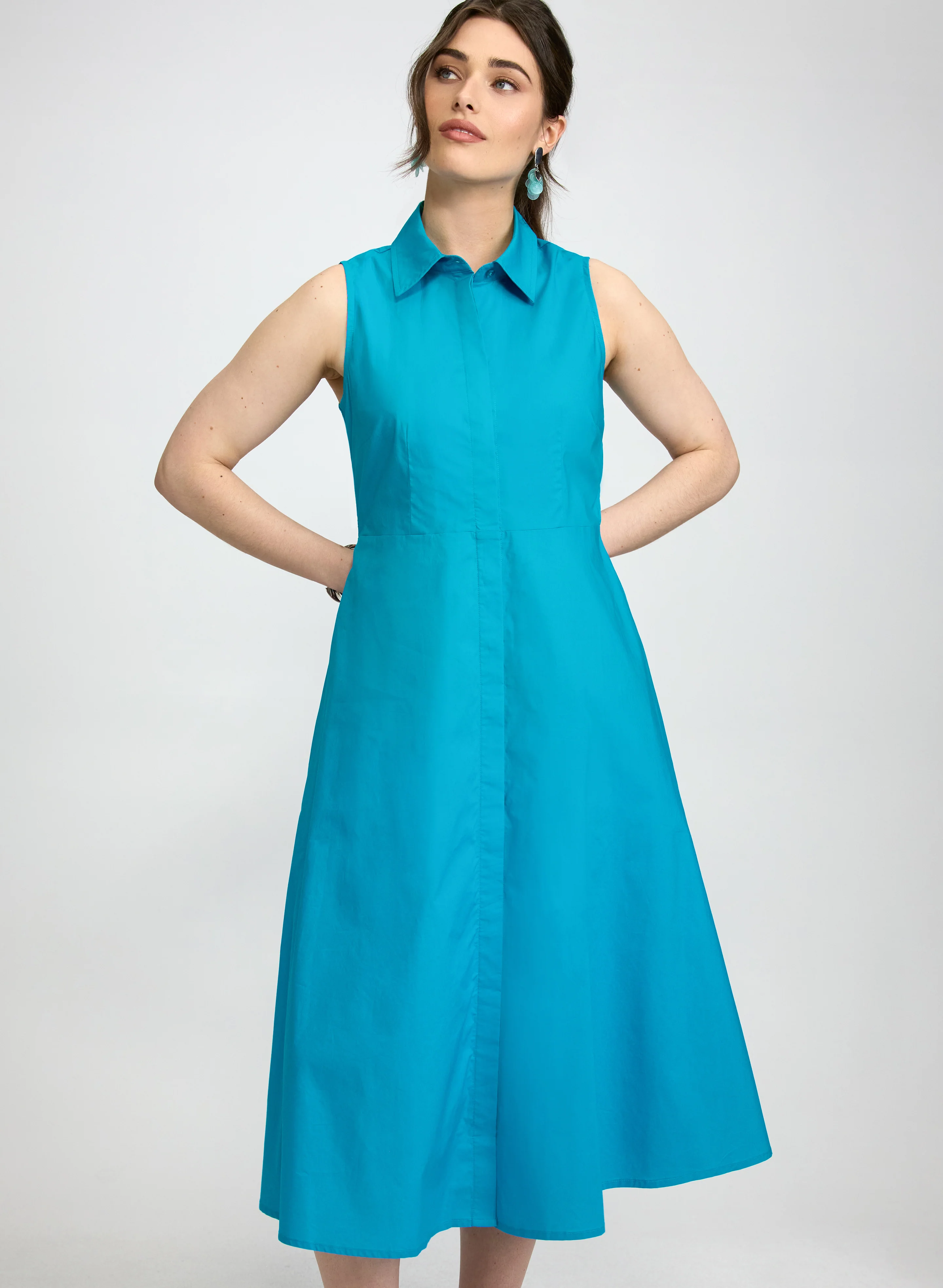Button-Down Shirt Dress - Image 7