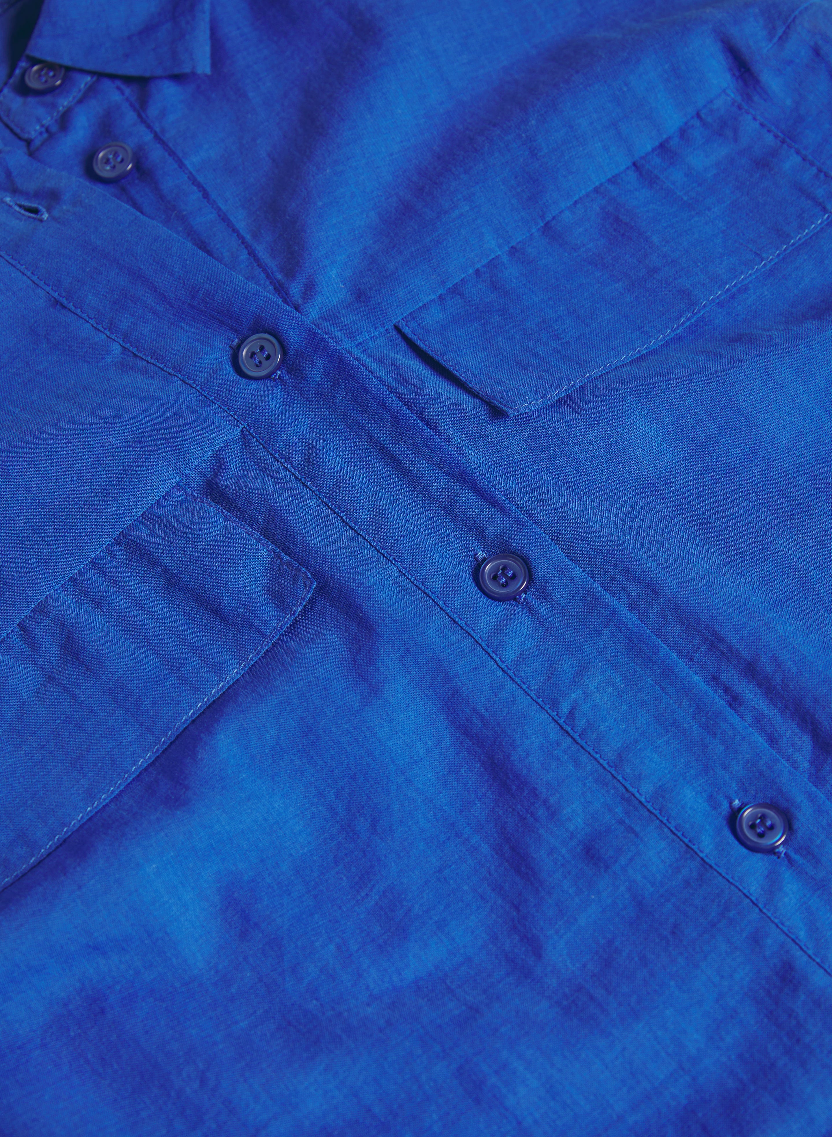 Button-Down Cotton Voile Blouse - Image 6