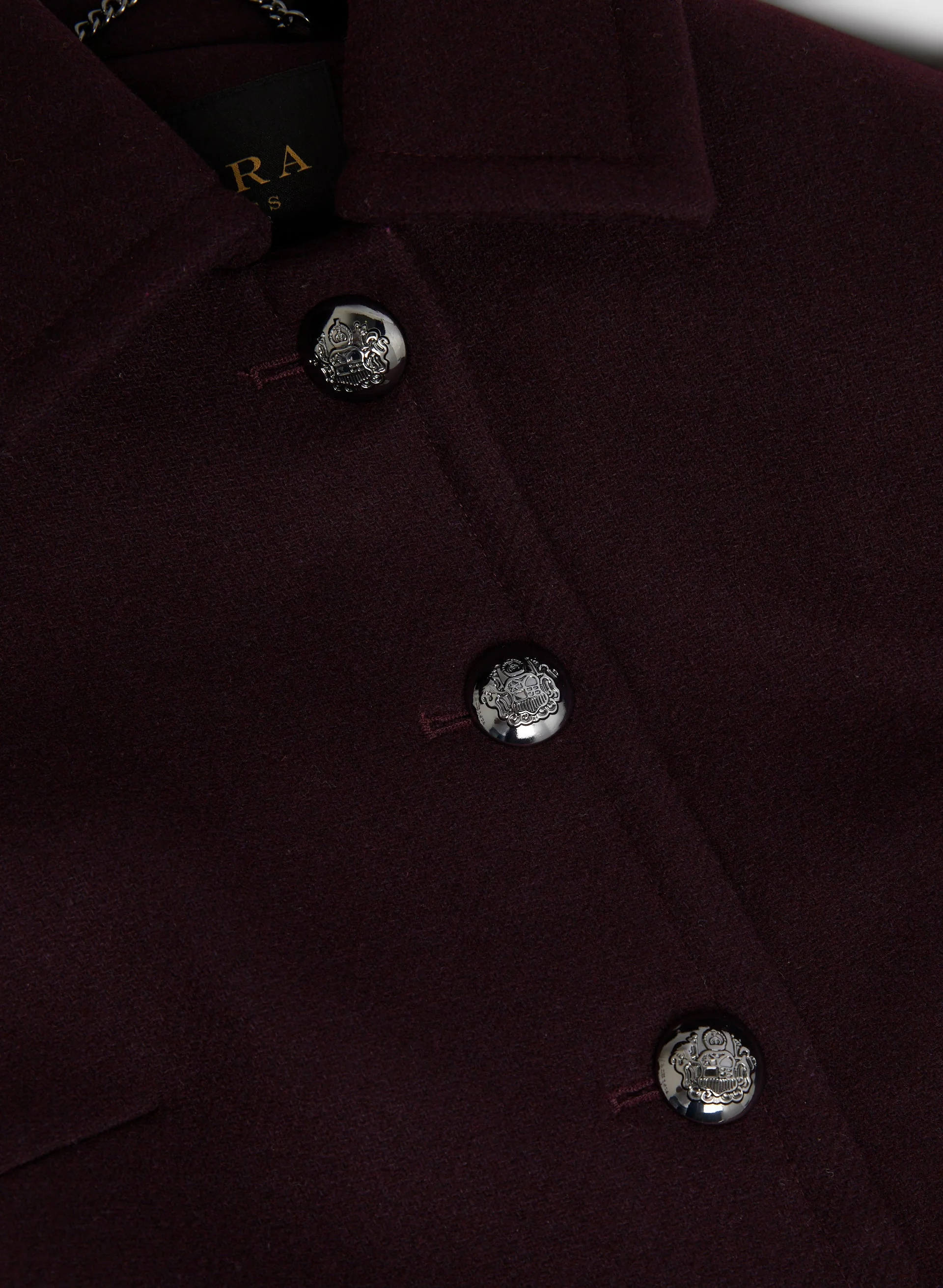 Button-Down Wool Blend Coat - Image 7