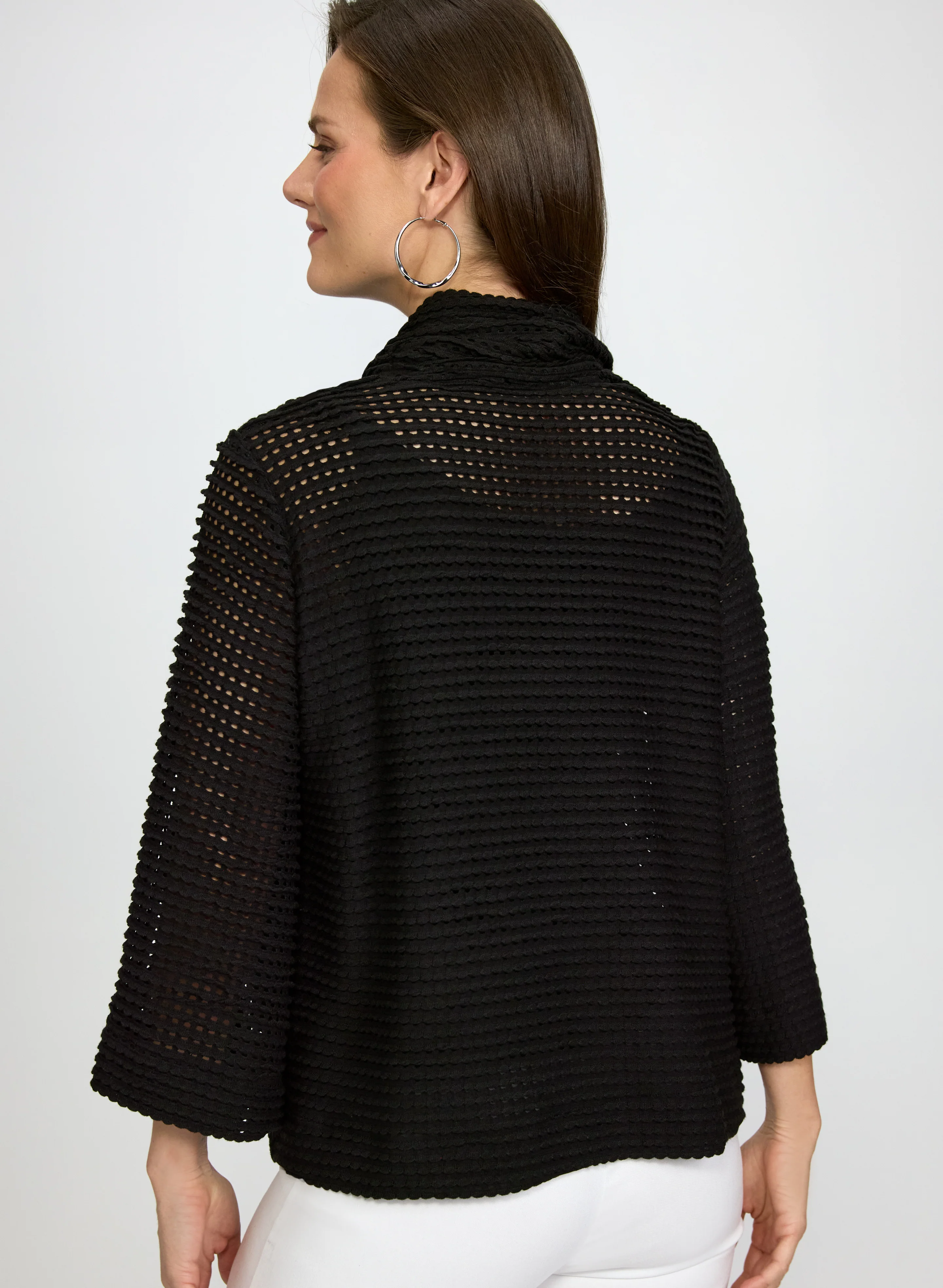 Buttoned Crochet Top - Image 4