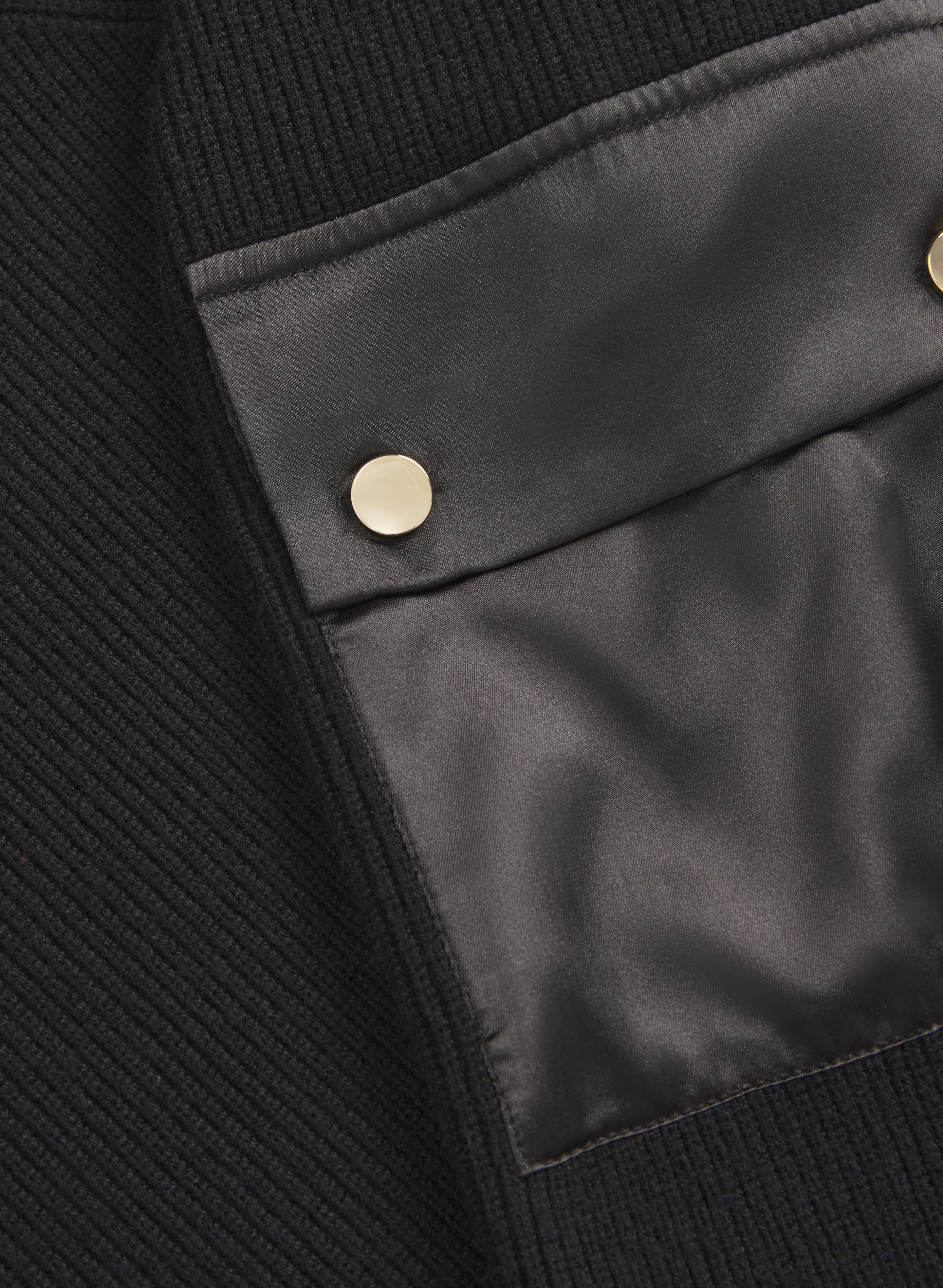 Buttoned Mock Neck Sweater - Image 7