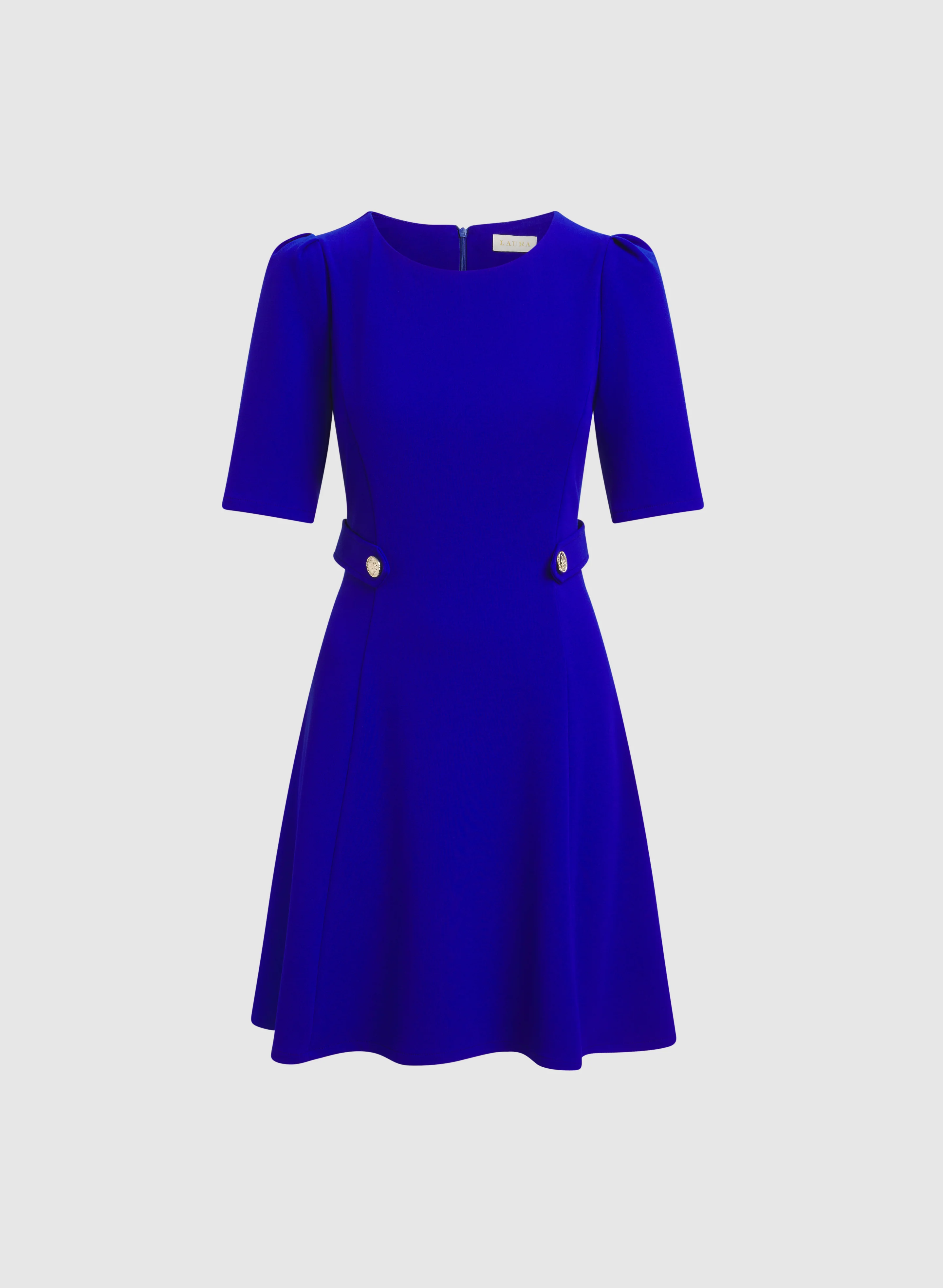 Buttoned-Tab Detail Dress - Image 5