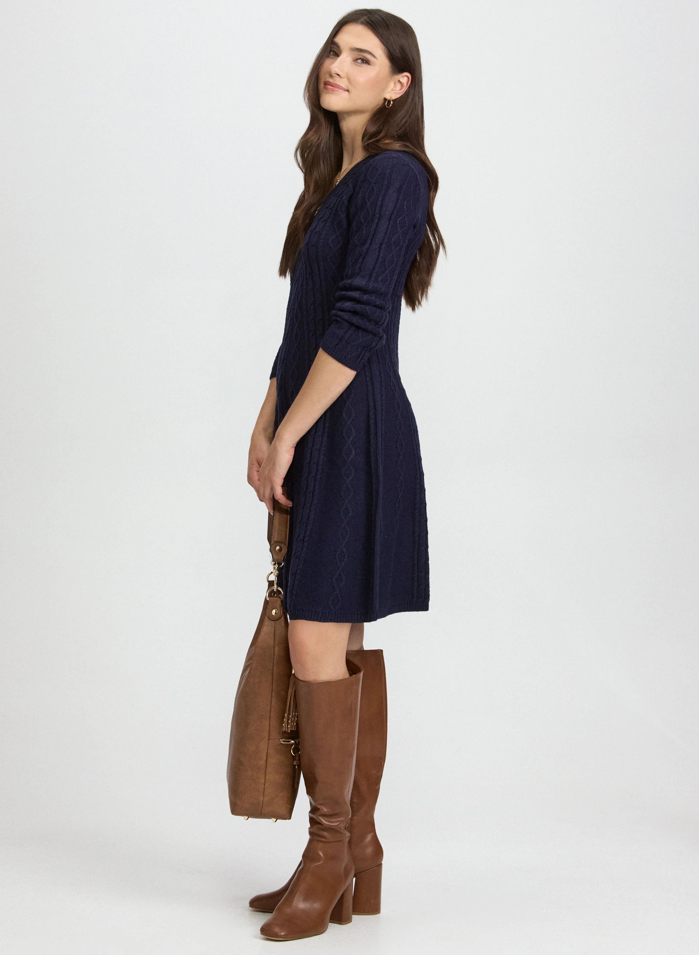 Cable Knit Dress - Image 2