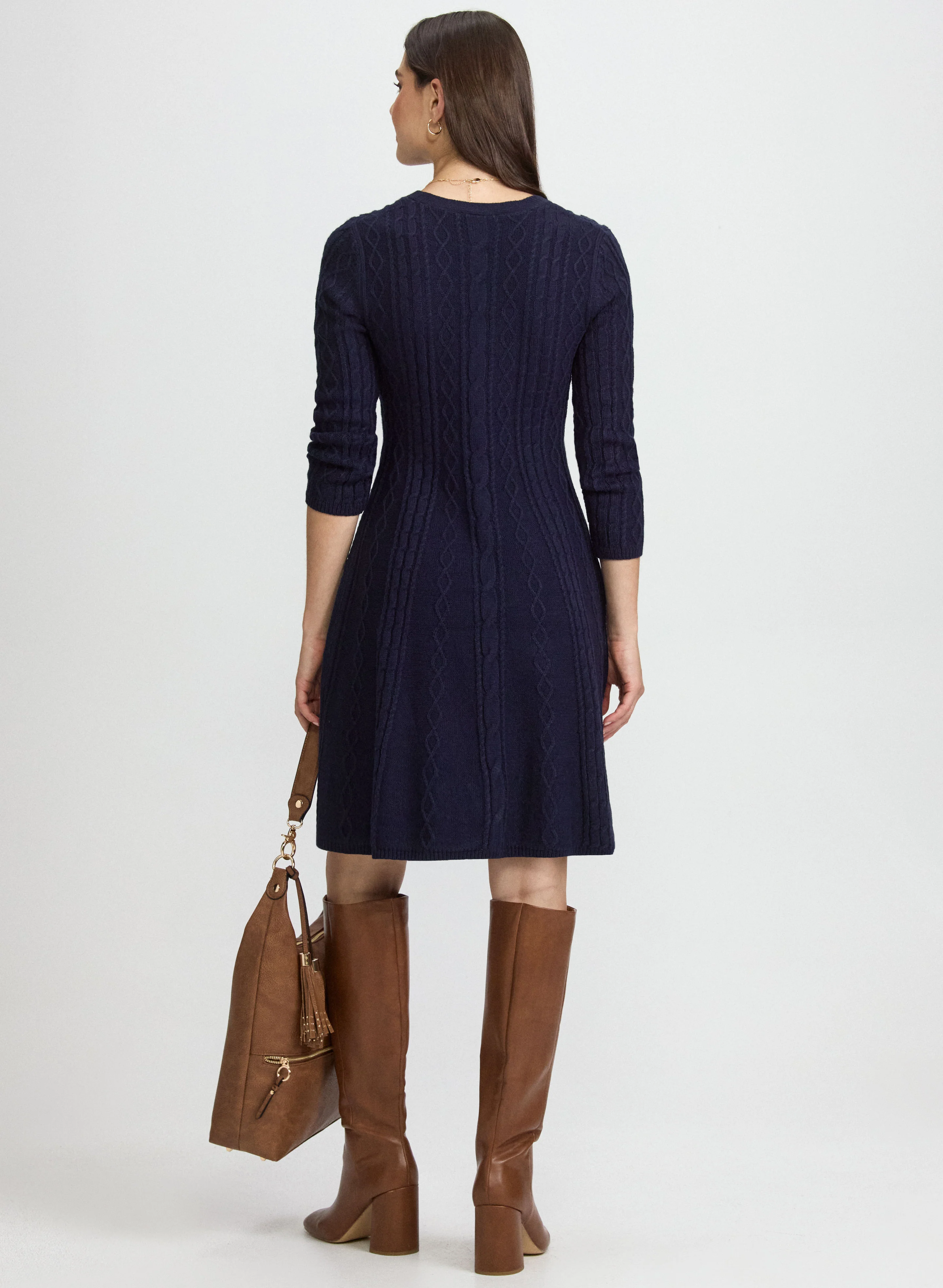 Cable Knit Dress - Image 3