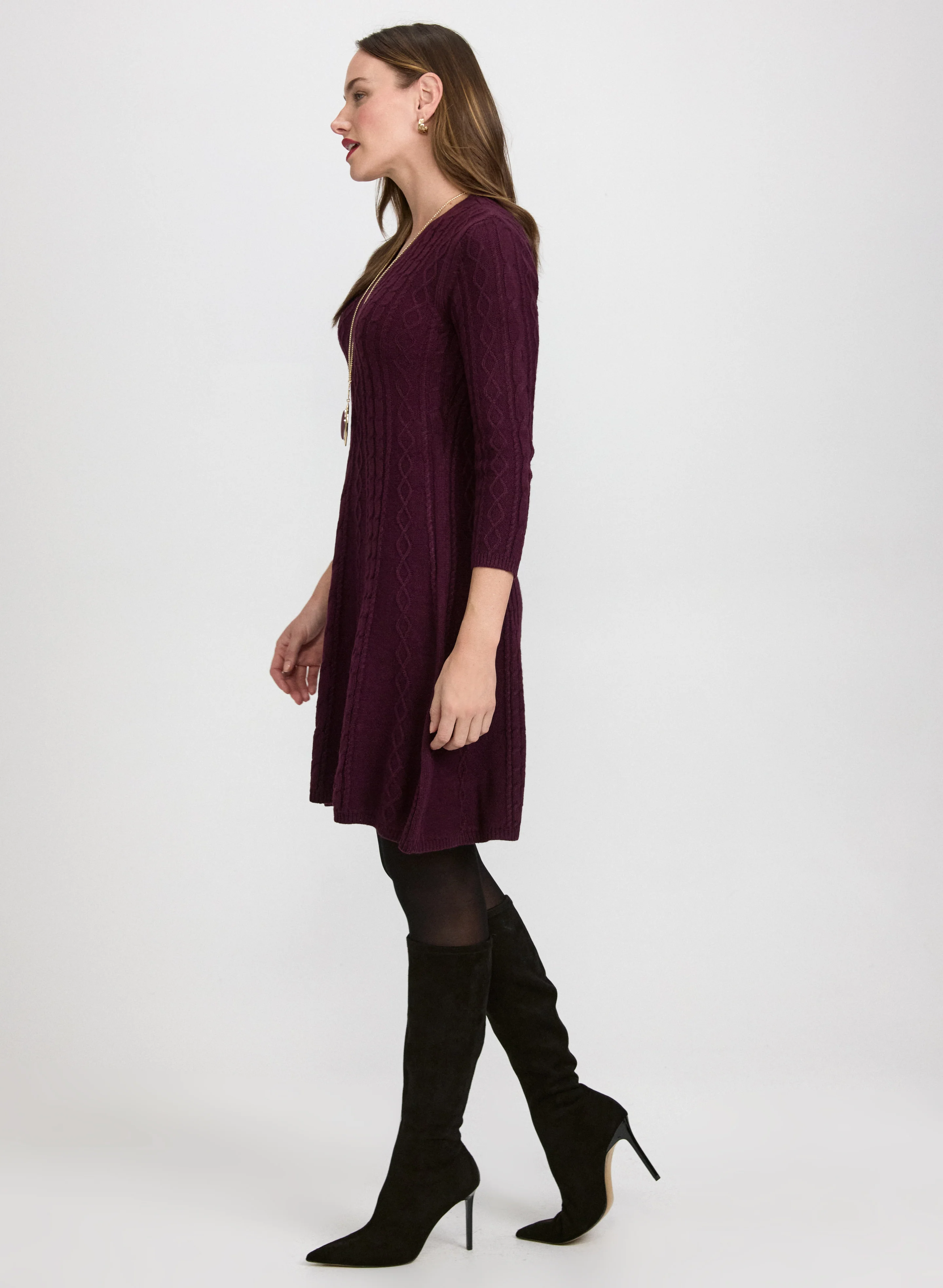 Cable Knit Dress - Image 5