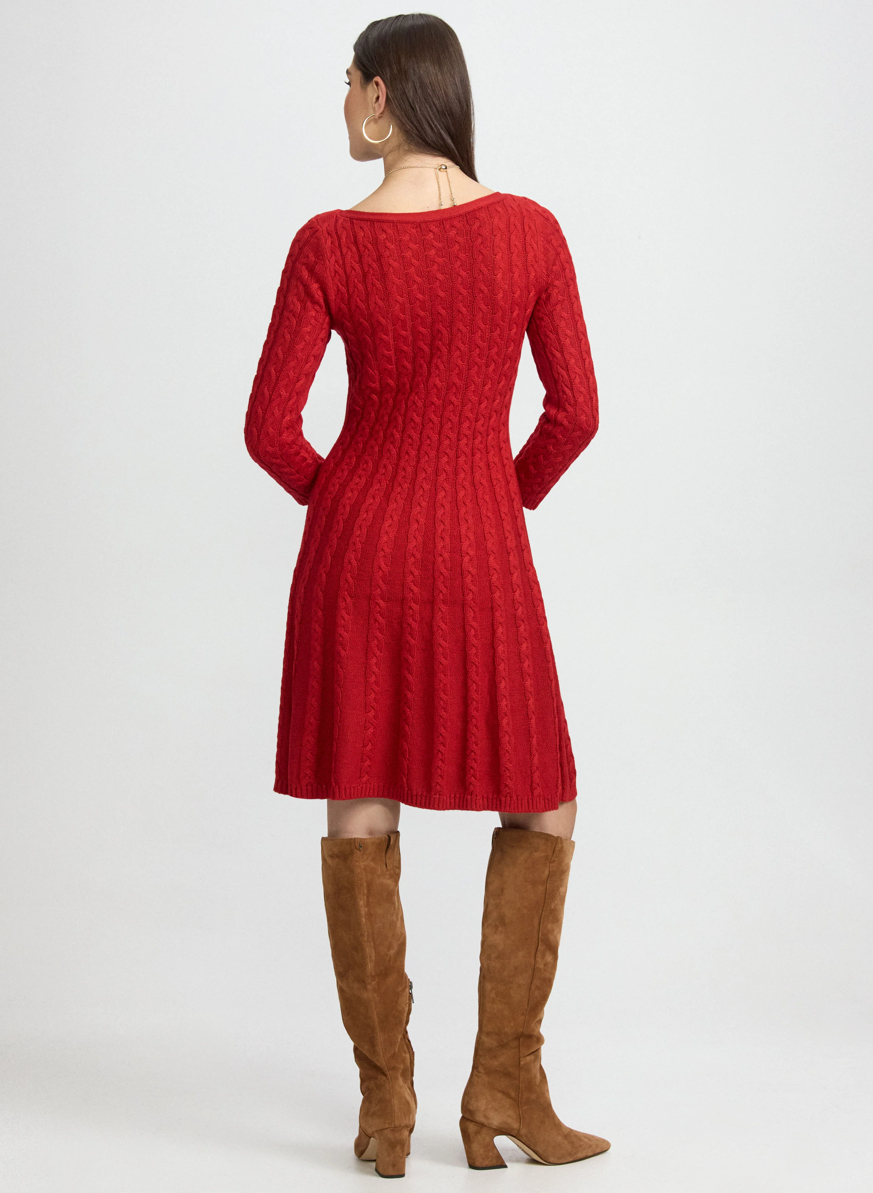 Cable Knit Dress - Image 3