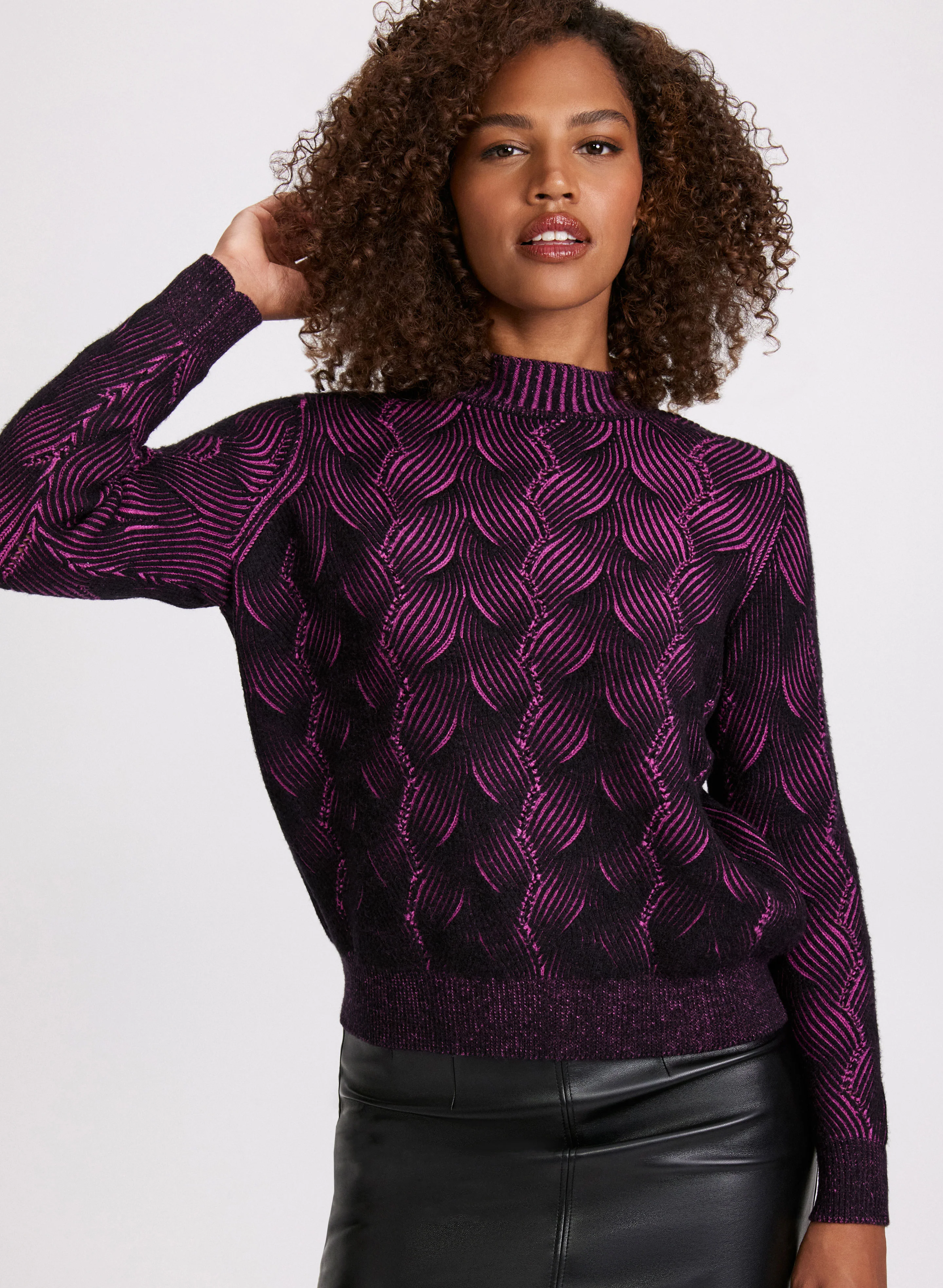 Cable Knit Sweater - Image 2
