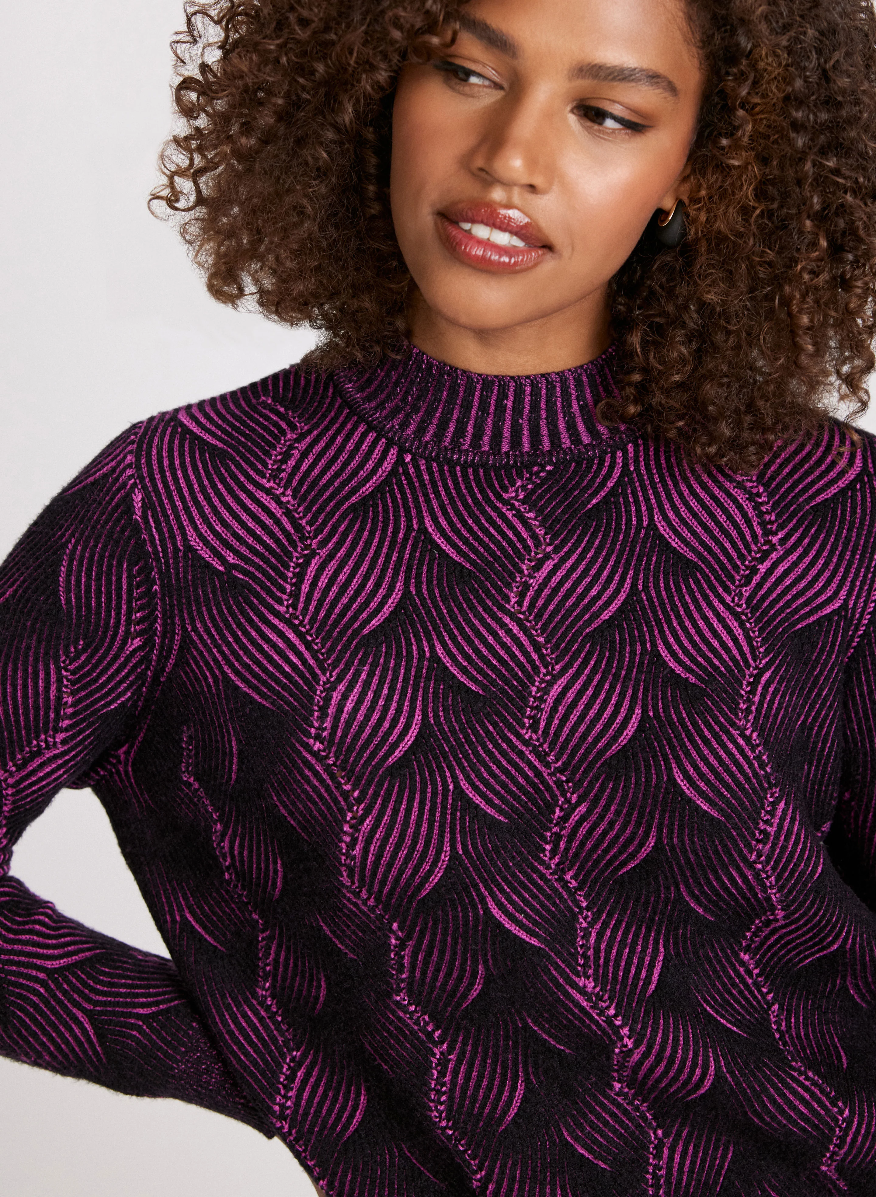 Cable Knit Sweater - Image 5