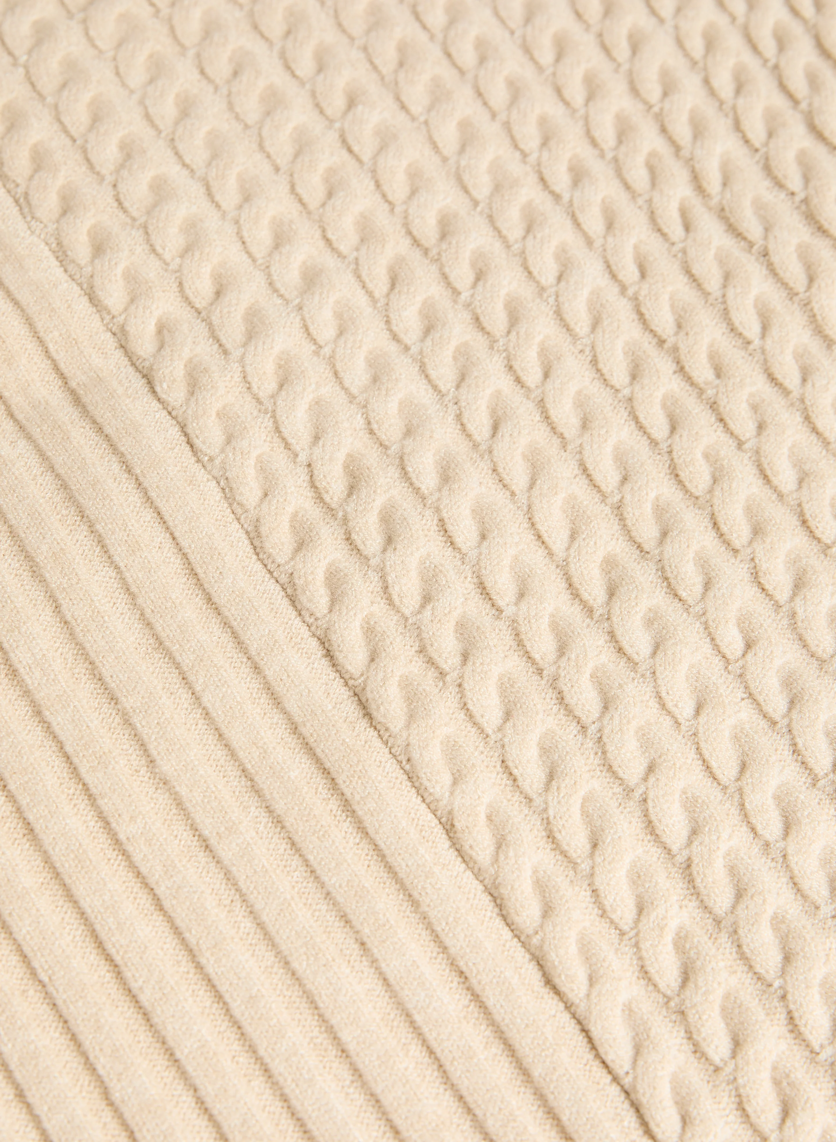 Cable & Rib Knit Sweater - Image 7