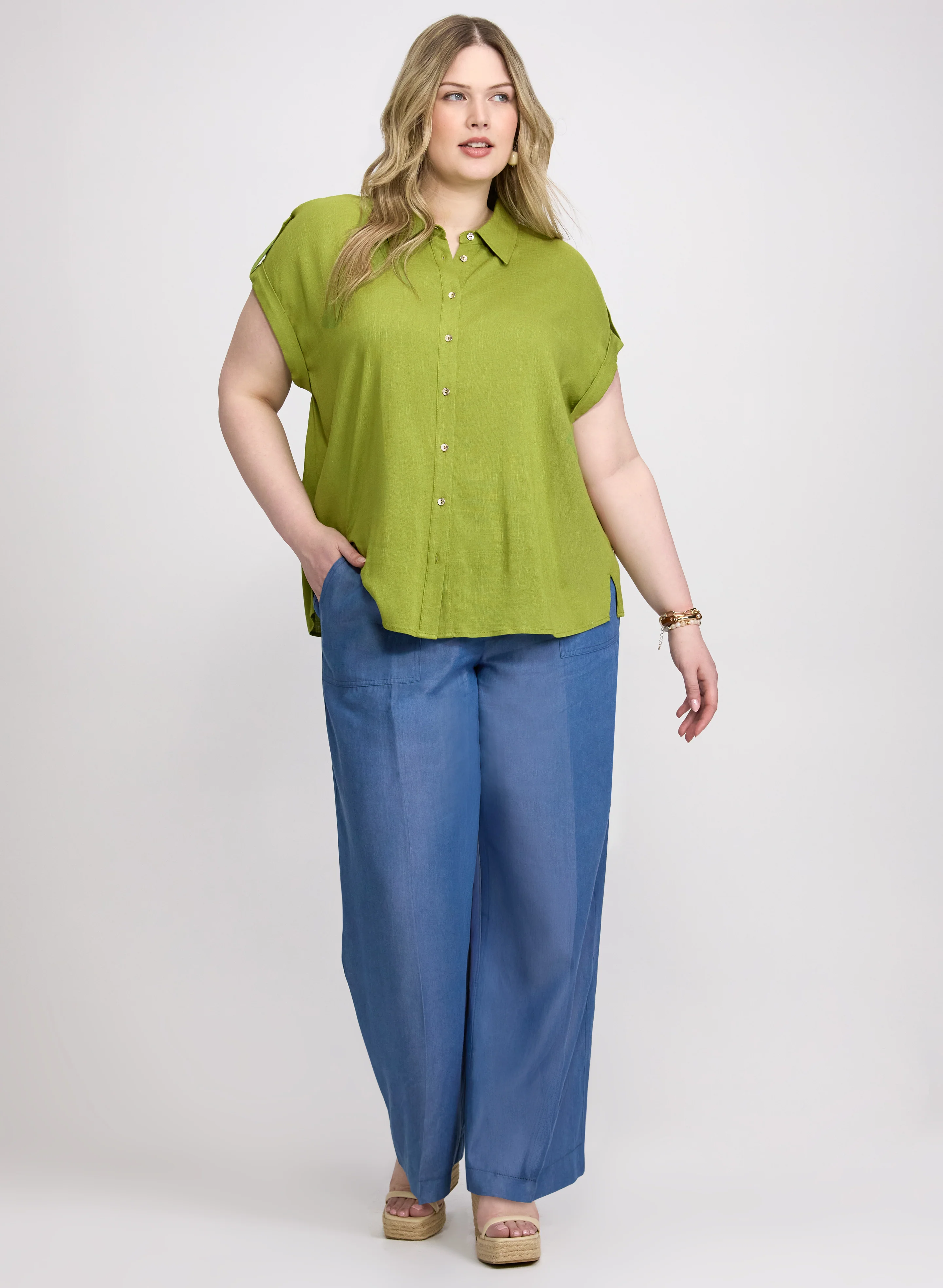 Button-Down Blouse - Image 3