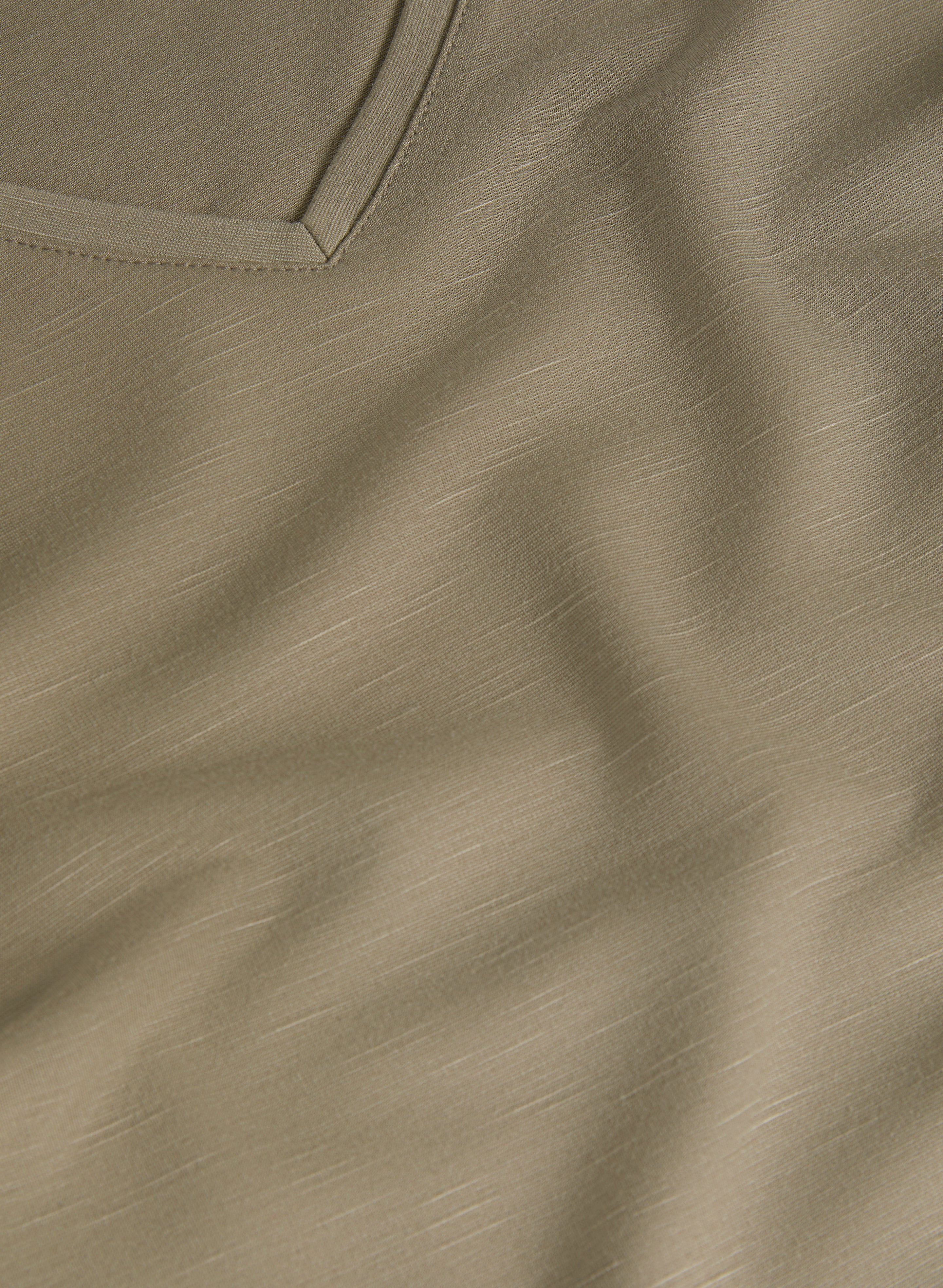 Cap Sleeve V-Neck Tee - Image 6