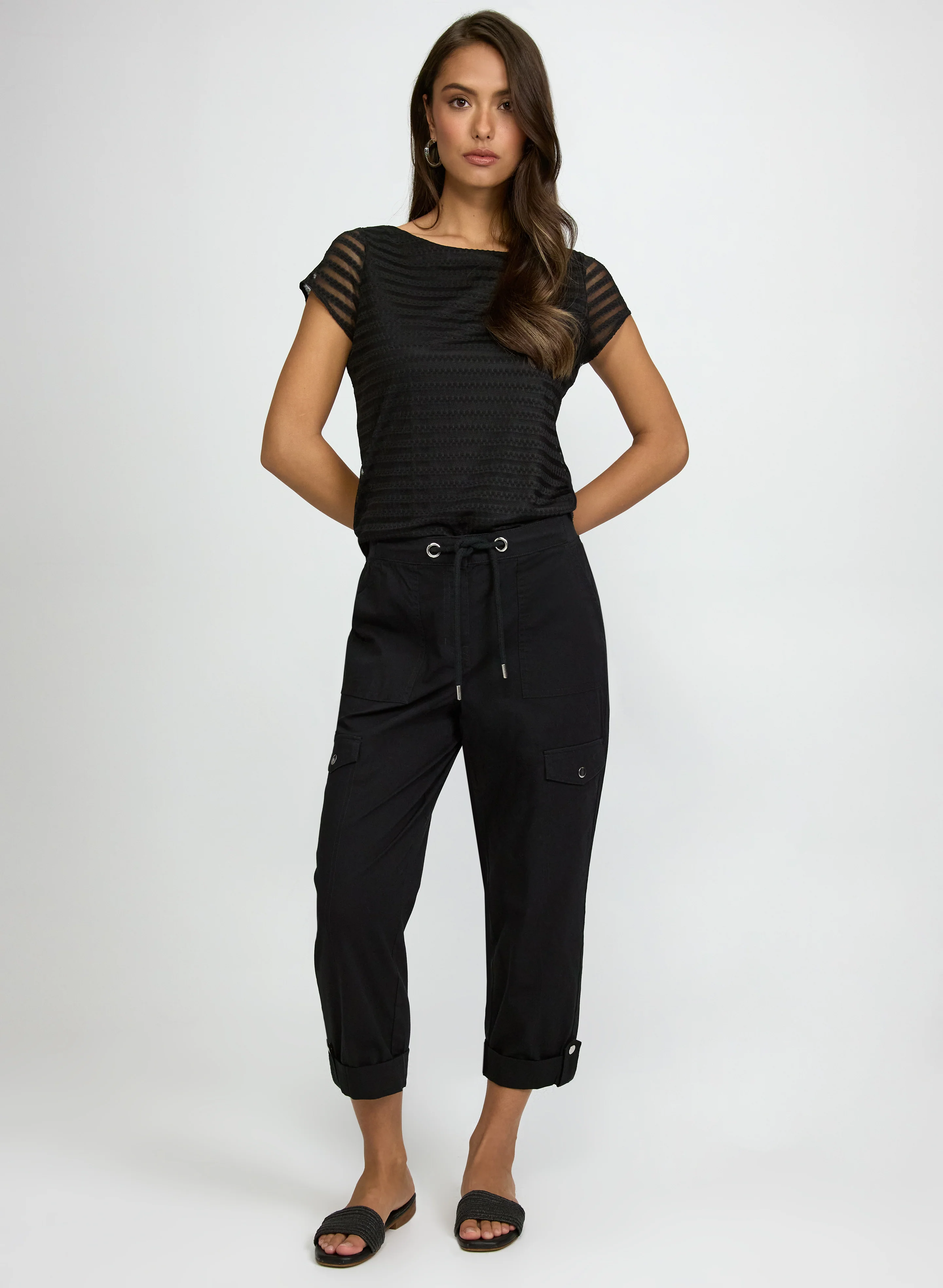 Cargo Pocket Capris - Image 5