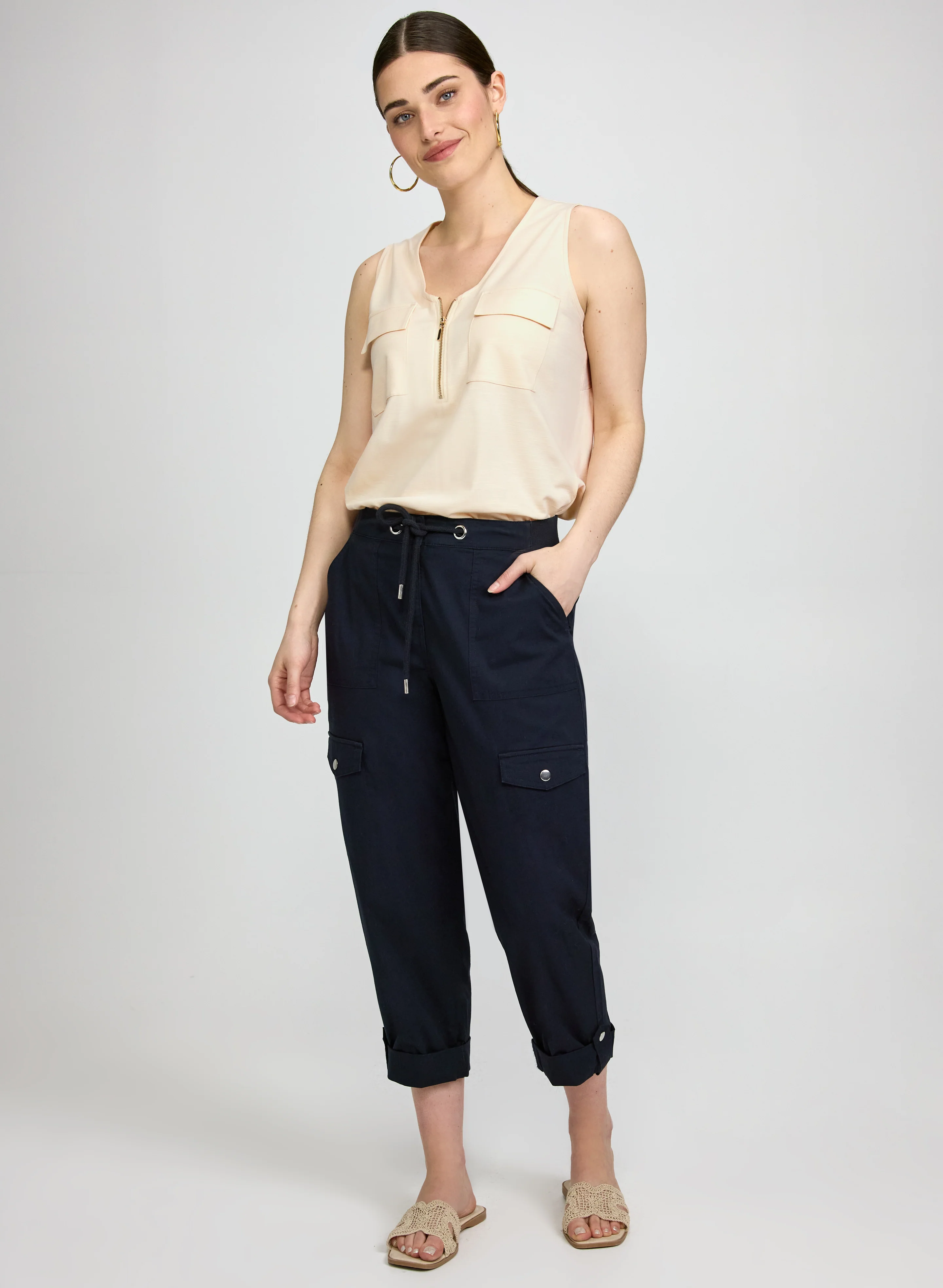 Cargo Pocket Capris - Image 3