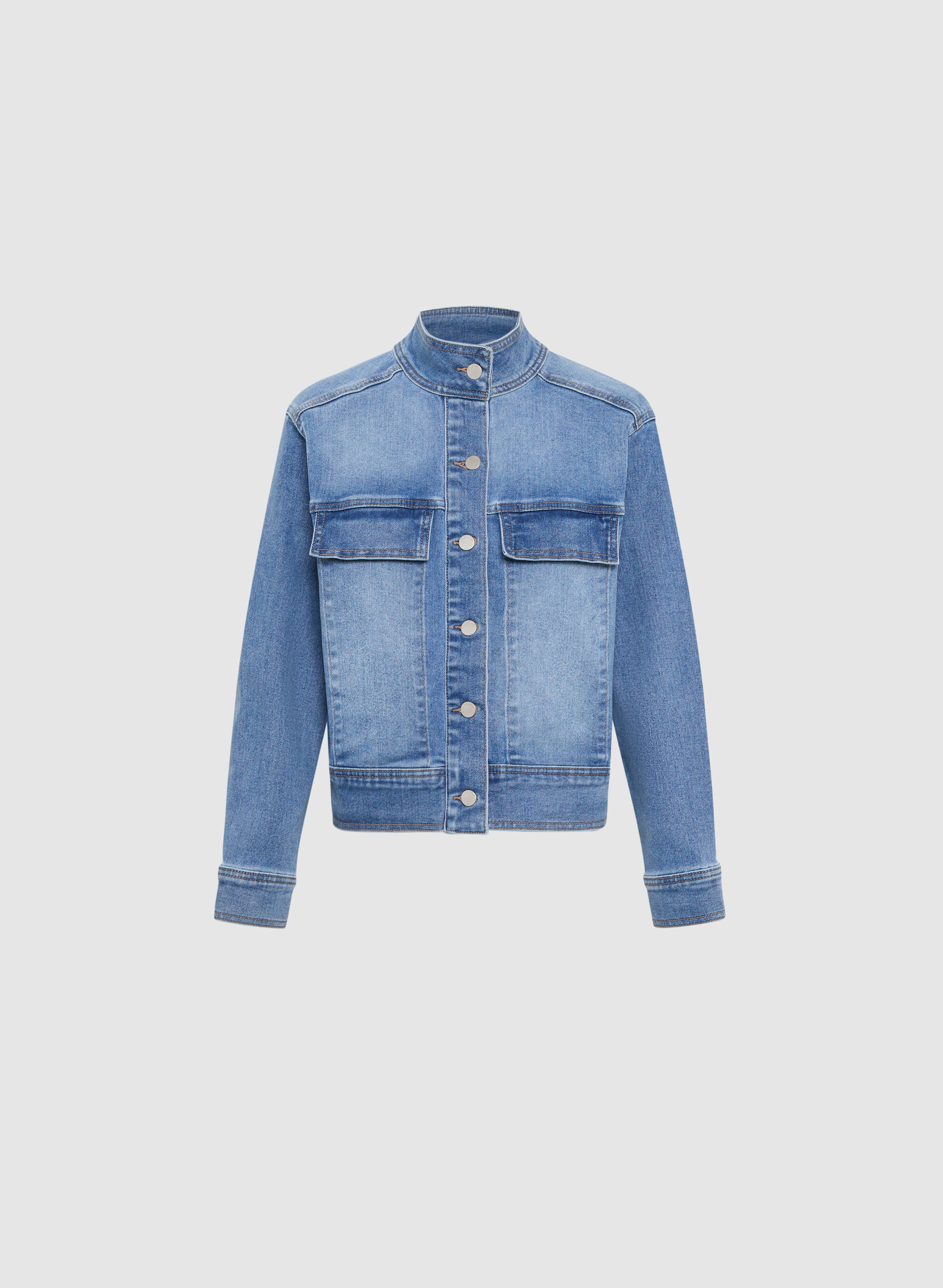 Cargo Pocket Denim Jacket - Image 6