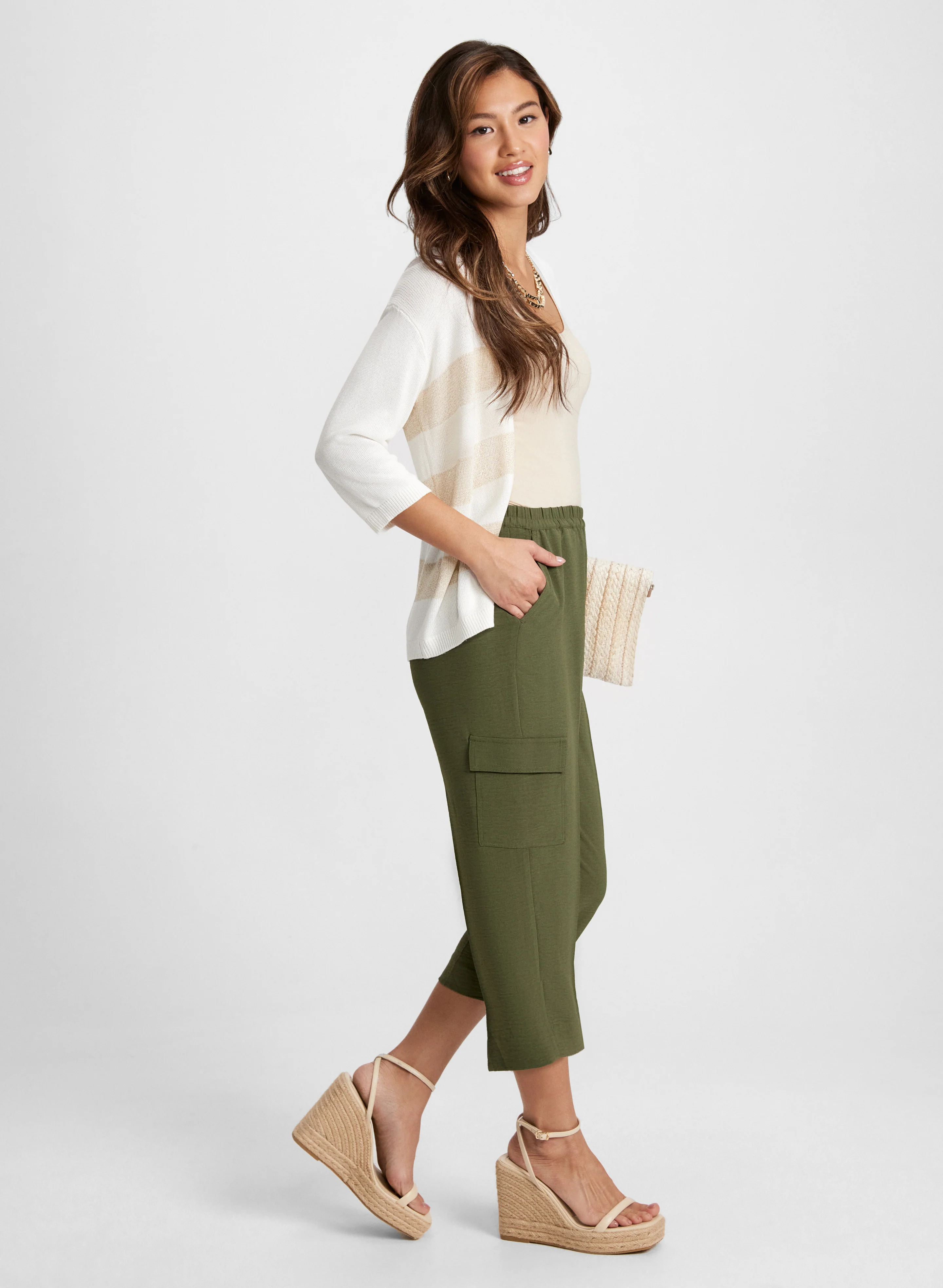Cargo Pull-On Capris - Image 4