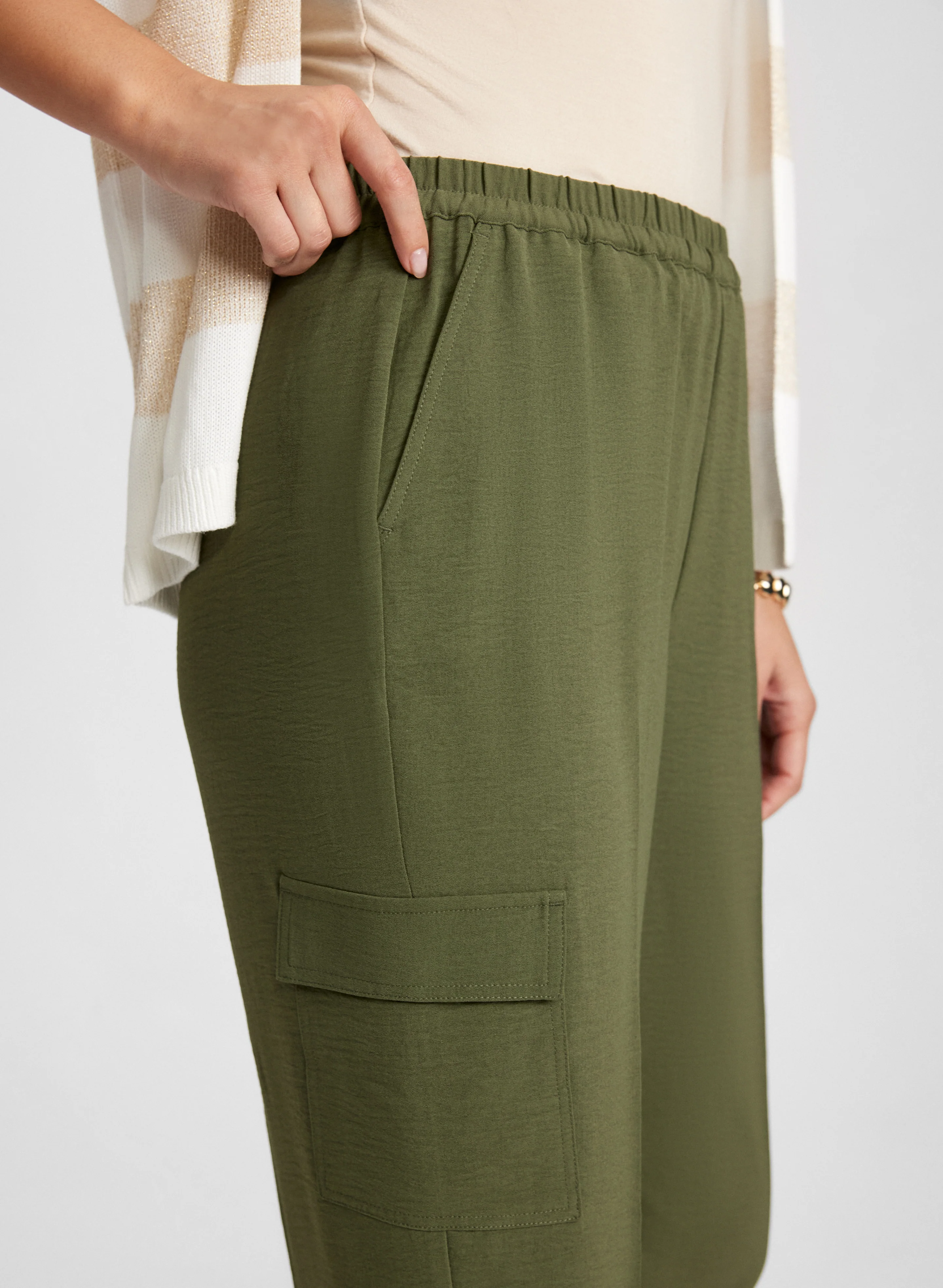 Cargo Pull-On Capris - Image 5