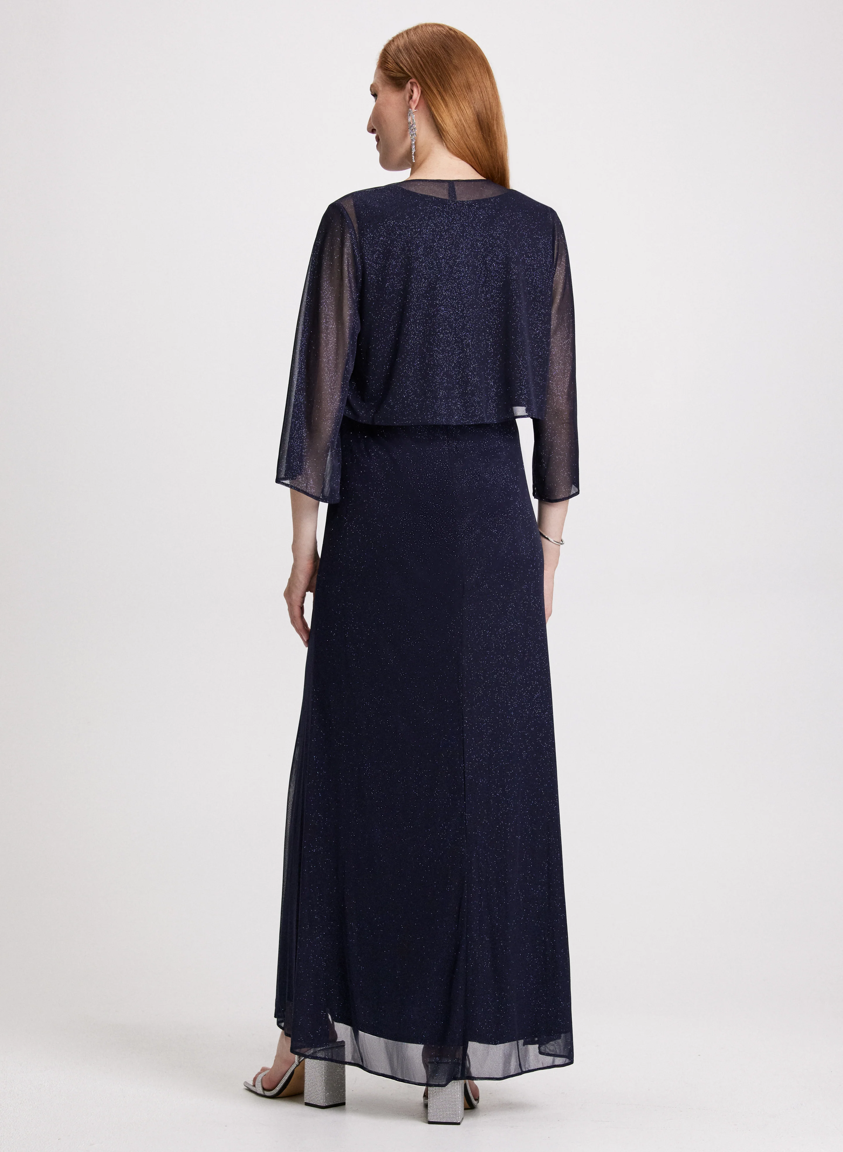 Cascade Jacket & Jewel Detail Dress - Image 2