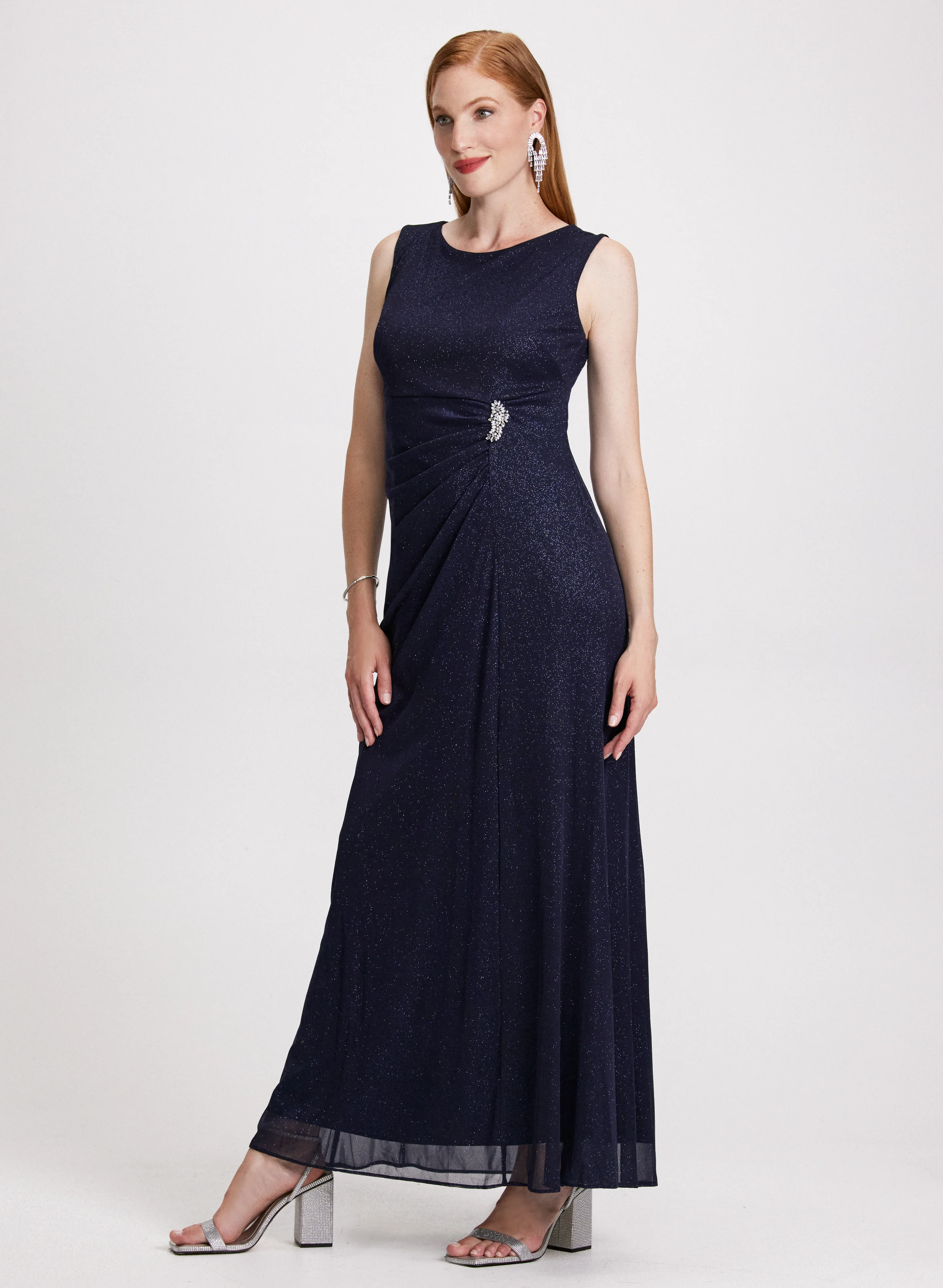 Cascade Jacket & Jewel Detail Dress - Image 3