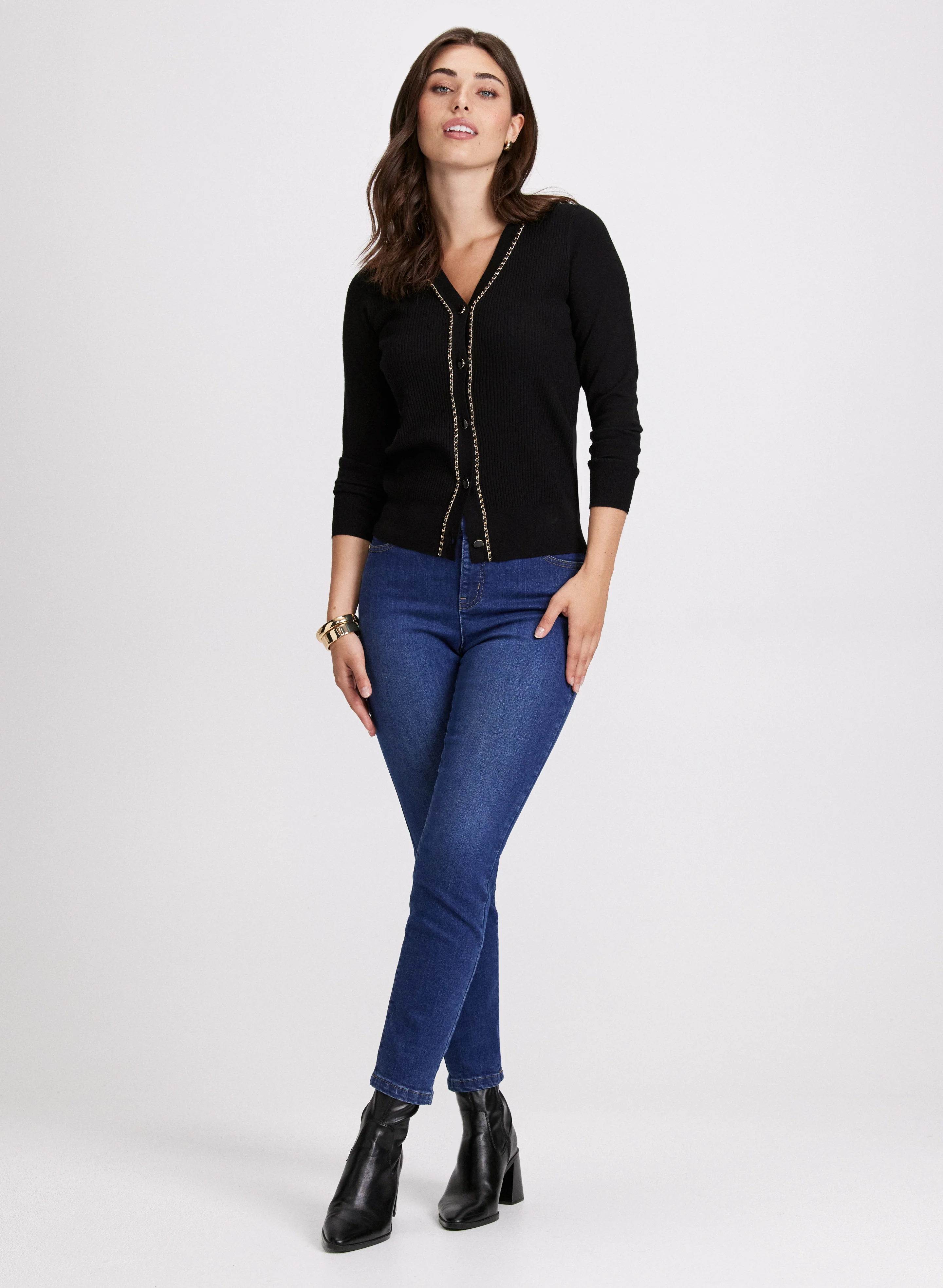 Chain Detail Cardigan - Image 2