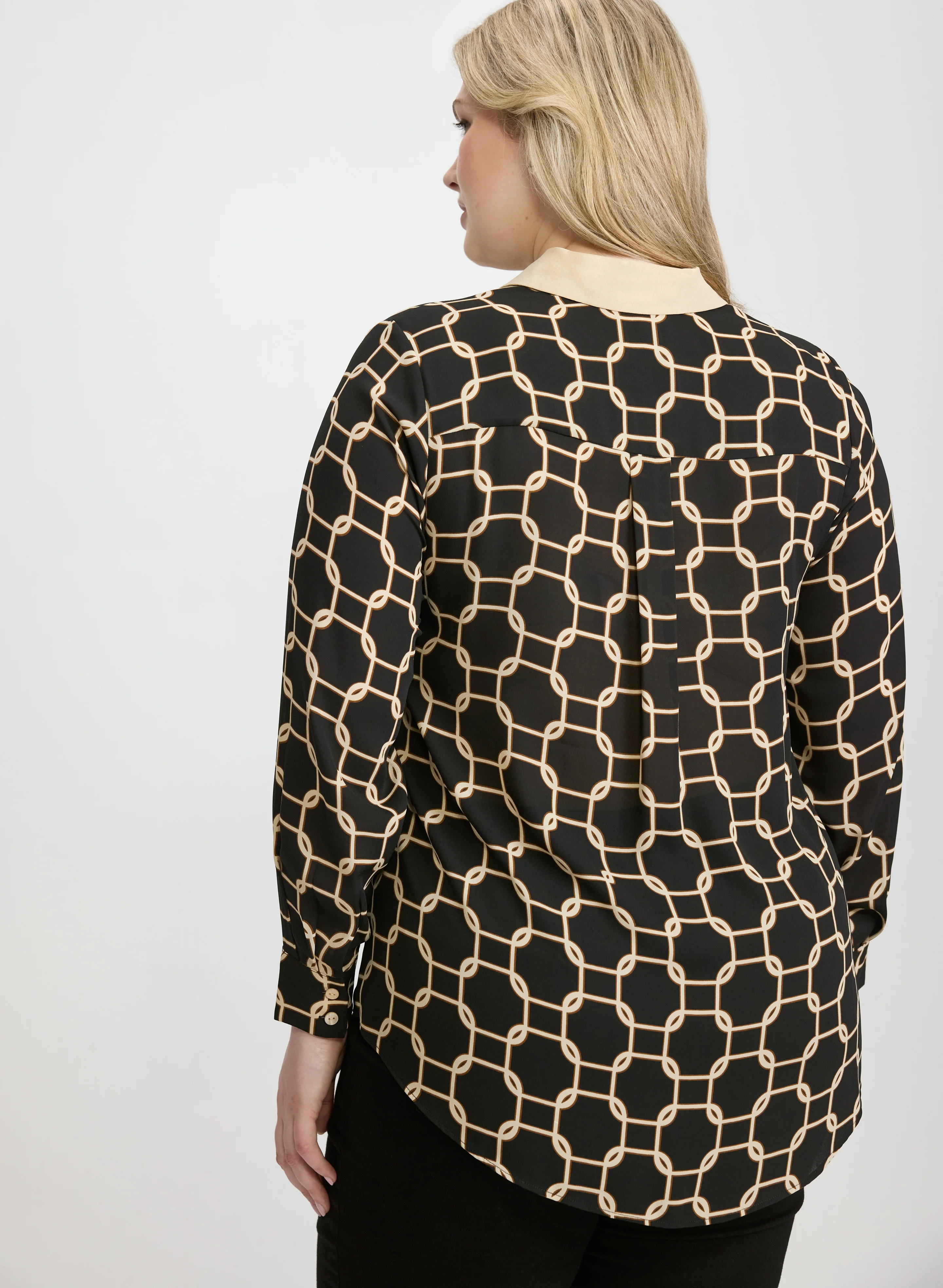 Chain Print Blouse - Image 4